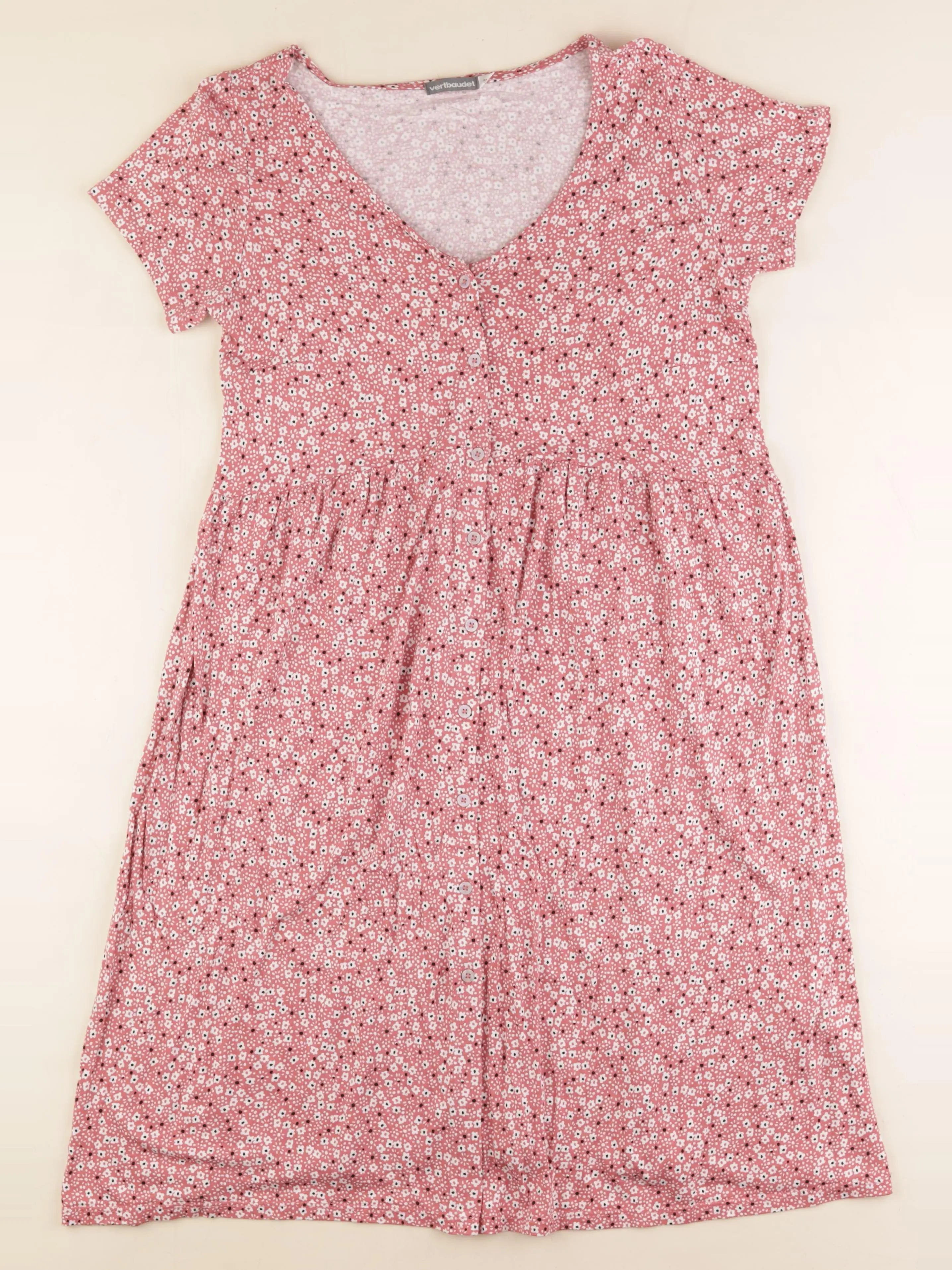 Vertbaudet - robe grossesse rose, blanc - 38 à 40