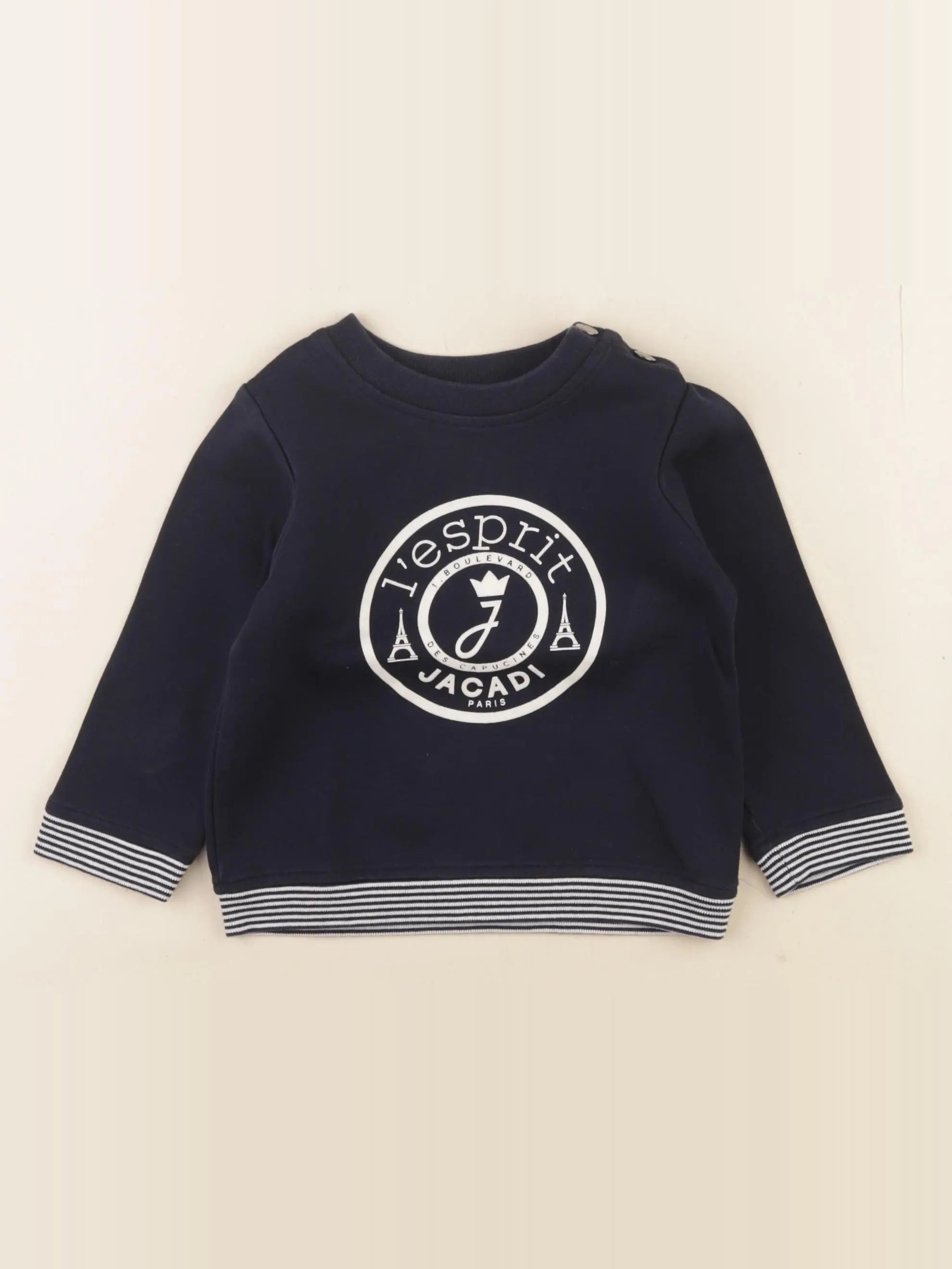 Jacadi - sweat bleu - 24 mois