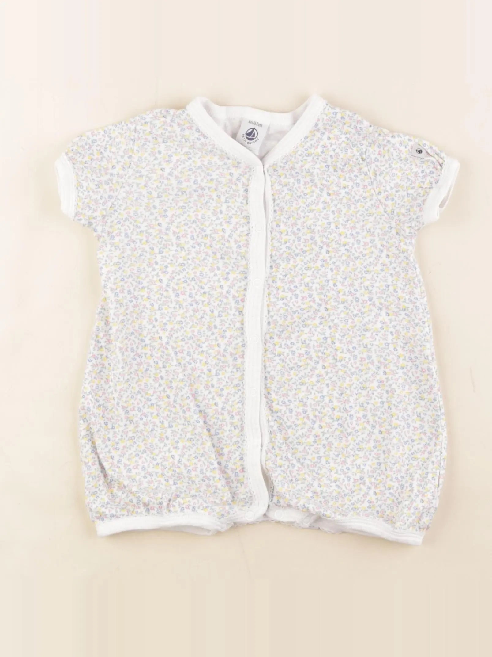 Petit Bateau - pyjama coton multicolore - 6 mois