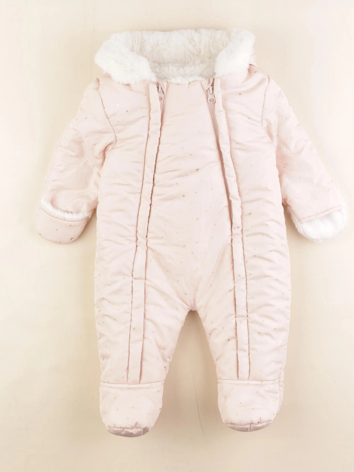 Vertbaudet - combi-pilote rose - 6 mois