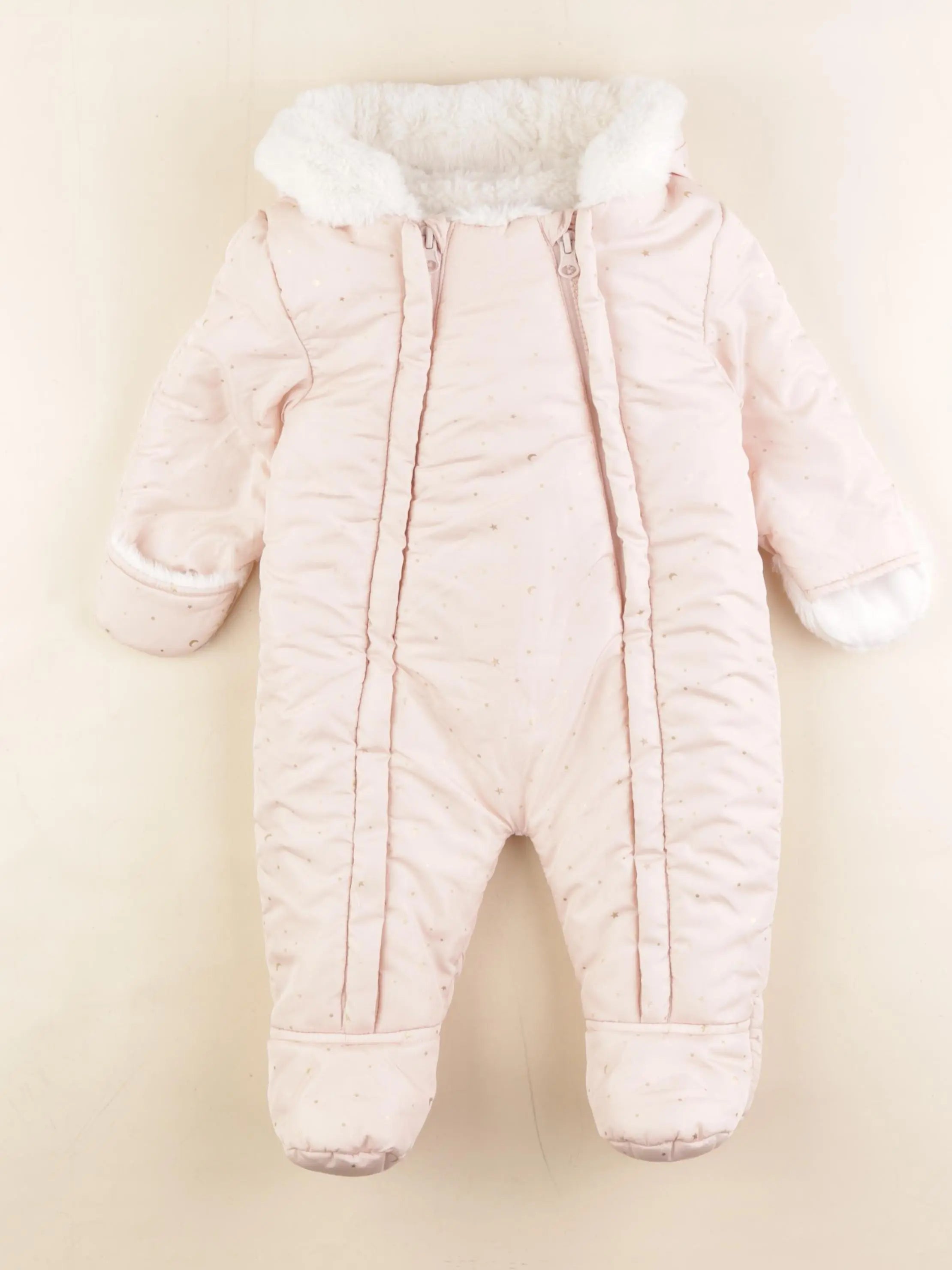 Vertbaudet - combi-pilote rose - 6 mois