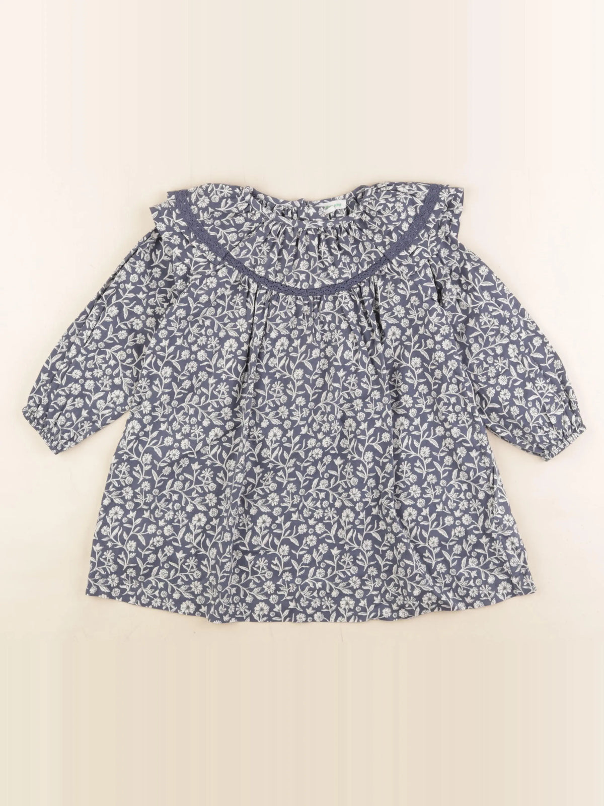 Vertbaudet - robe bleu - 3 ans