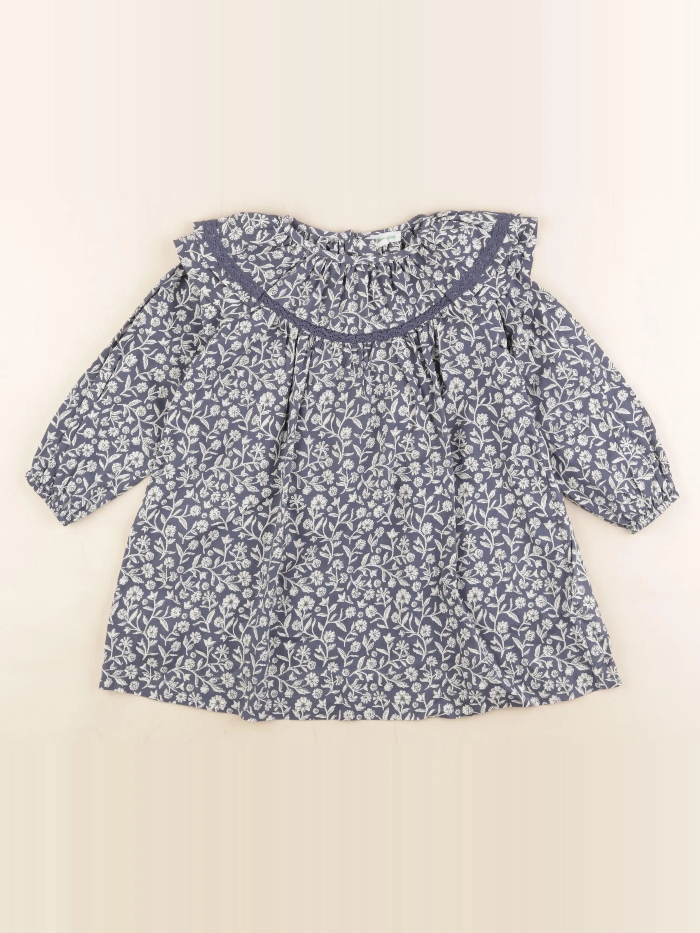 Vertbaudet - robe bleu - 3 ans