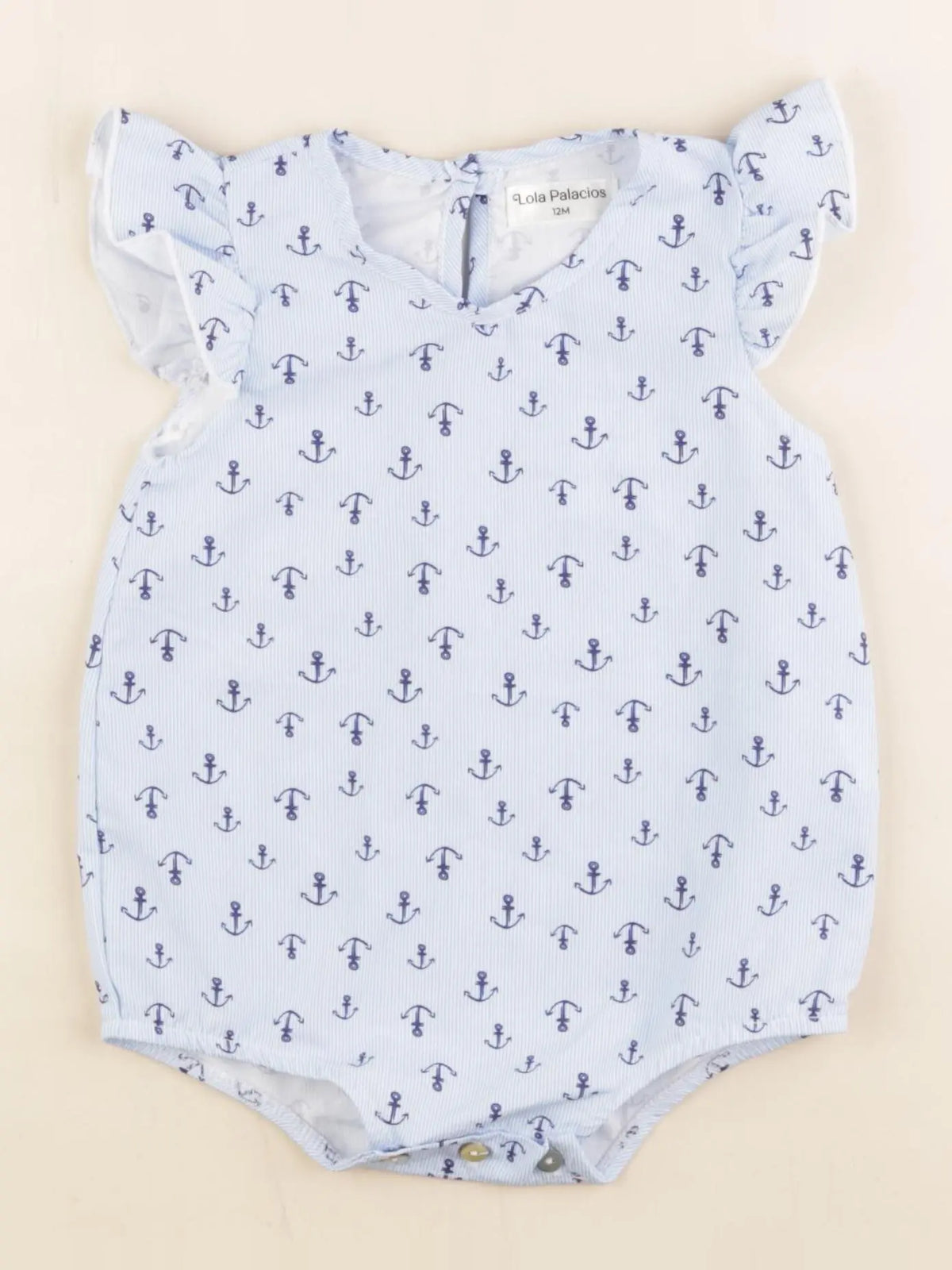 Lola Palacios - combinaison bleu - 12 mois