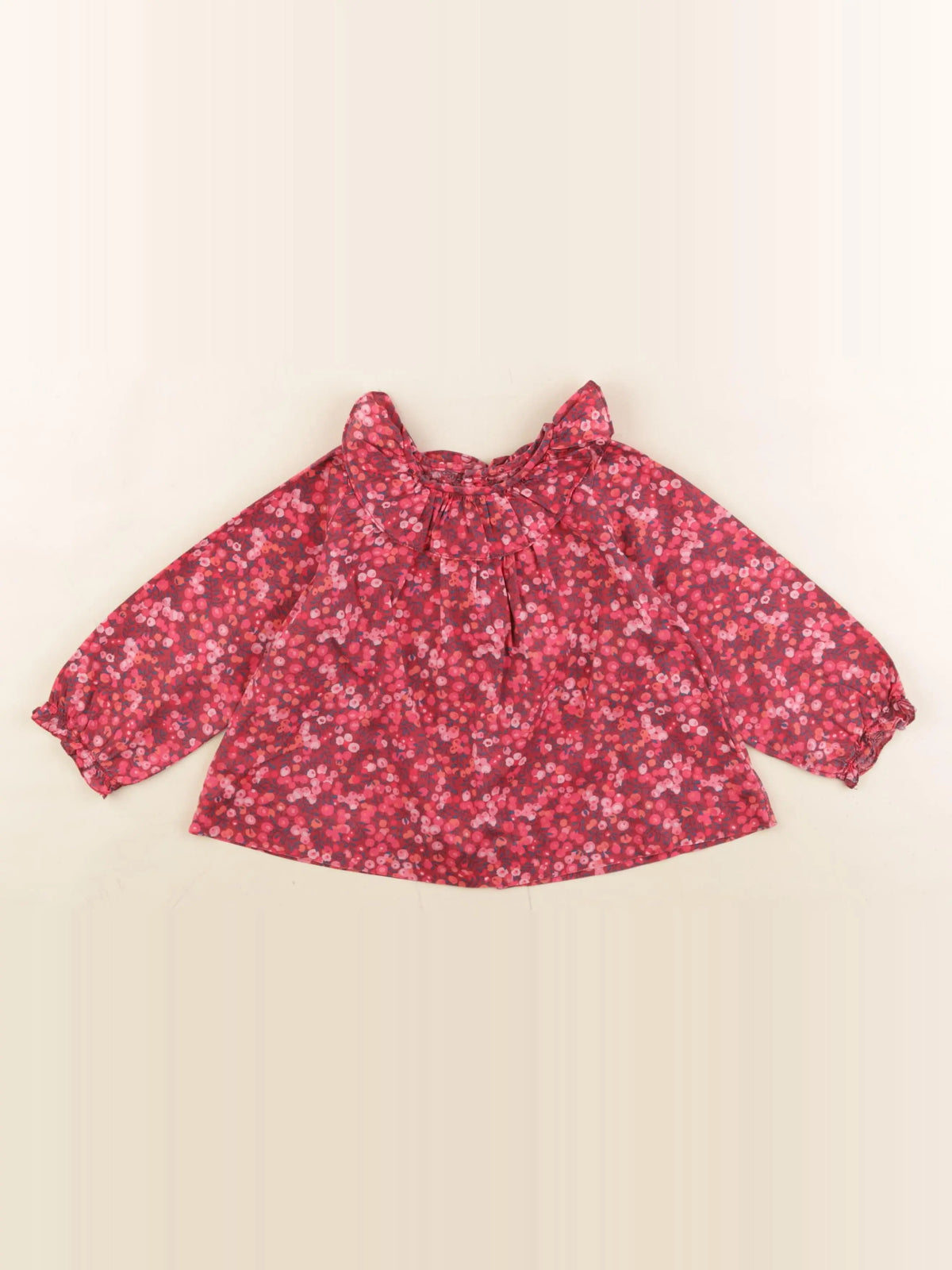 Jacadi - blouse liberty rose - 24 mois