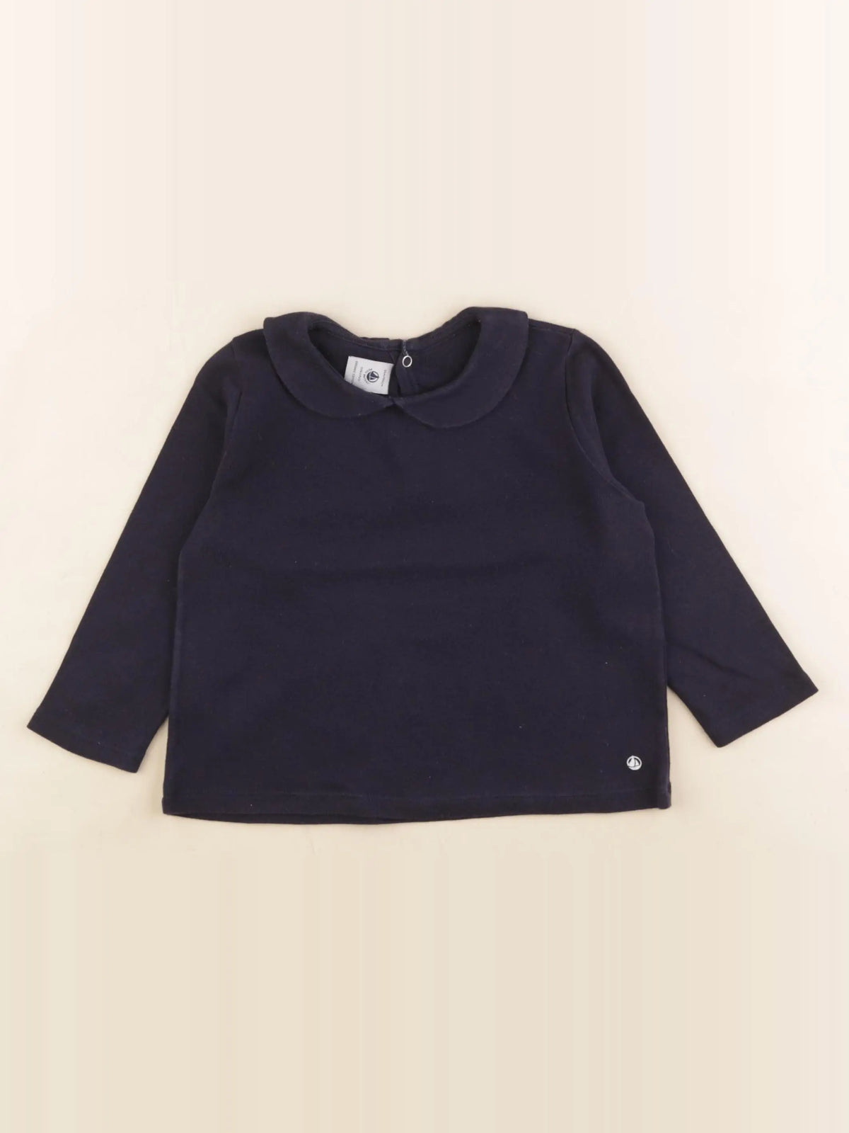 Petit Bateau - tee-shirt bleu - 24 mois
