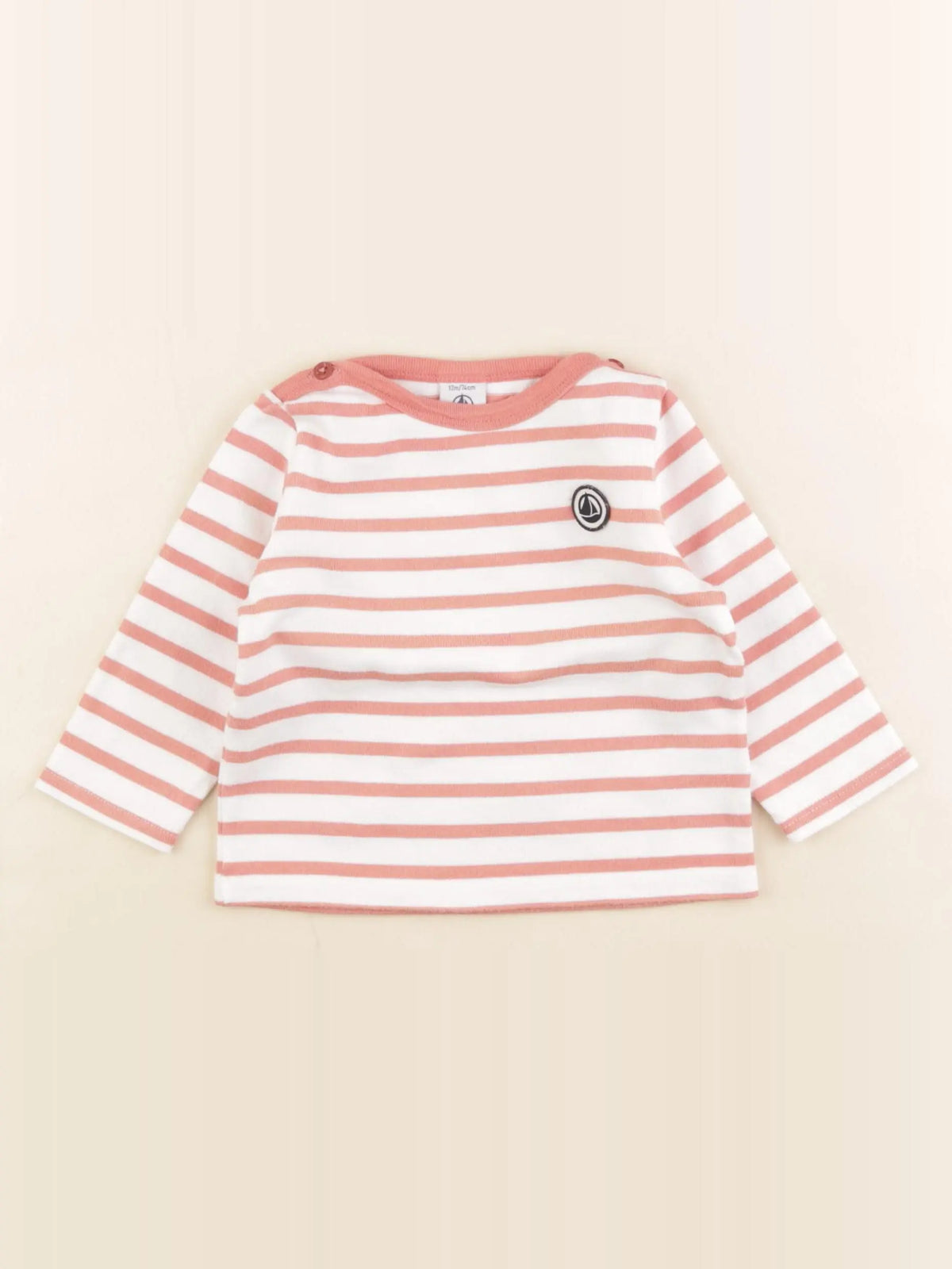 Petit Bateau - tee-shirt multicolore - 12 mois