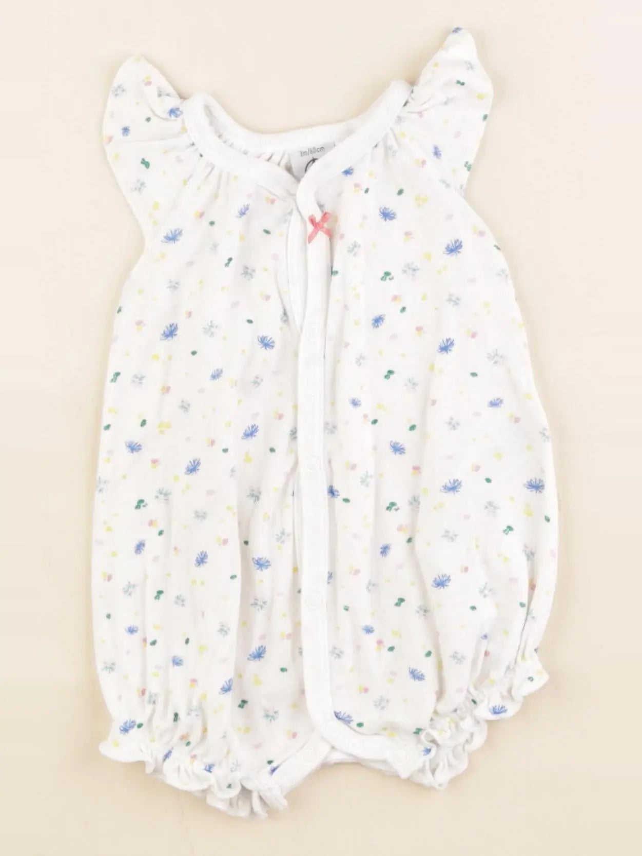 Petit Bateau - pyjama coton multicolore - 3 mois
