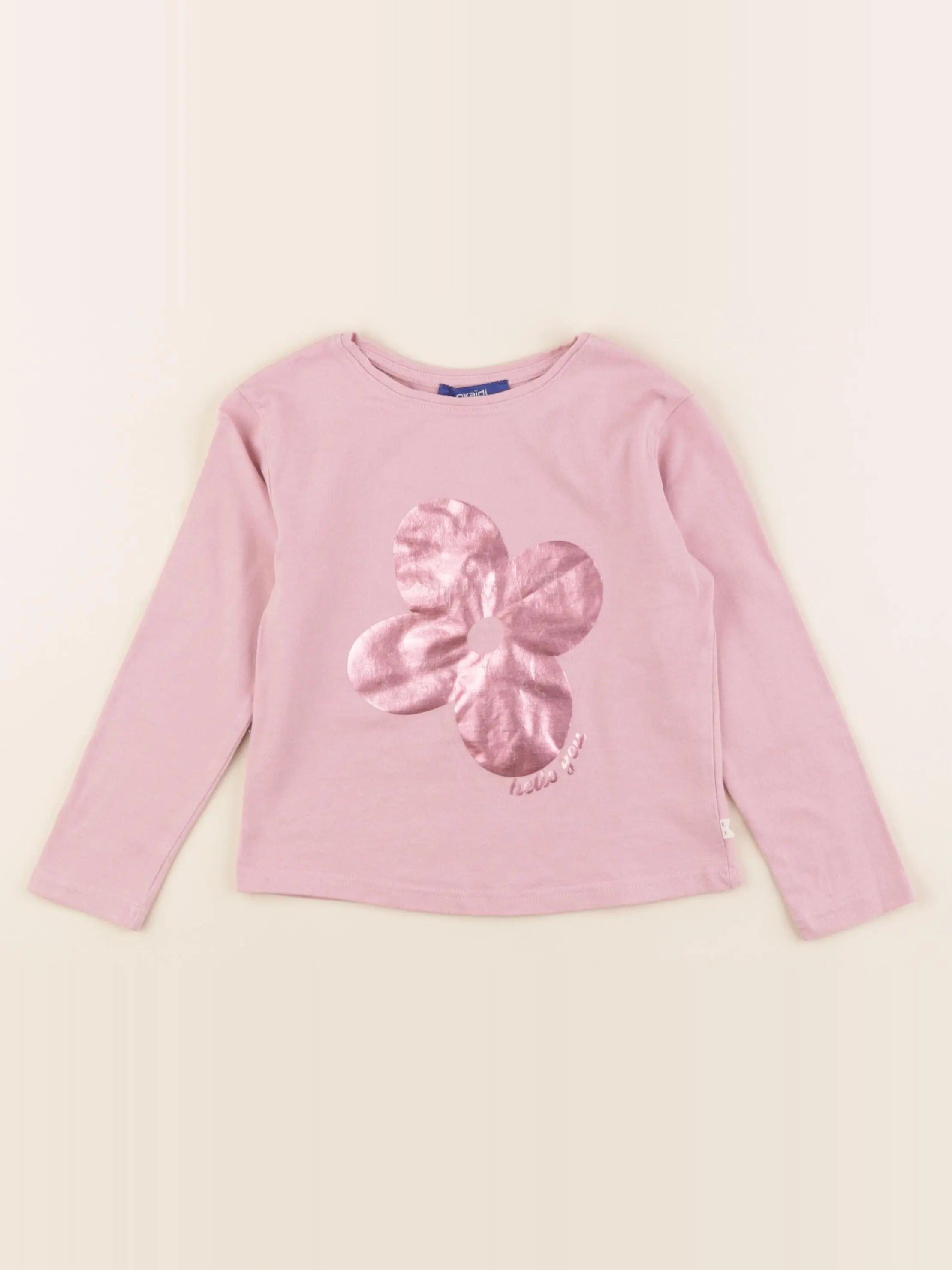 Okaidi - tee-shirt rose - 3 ans