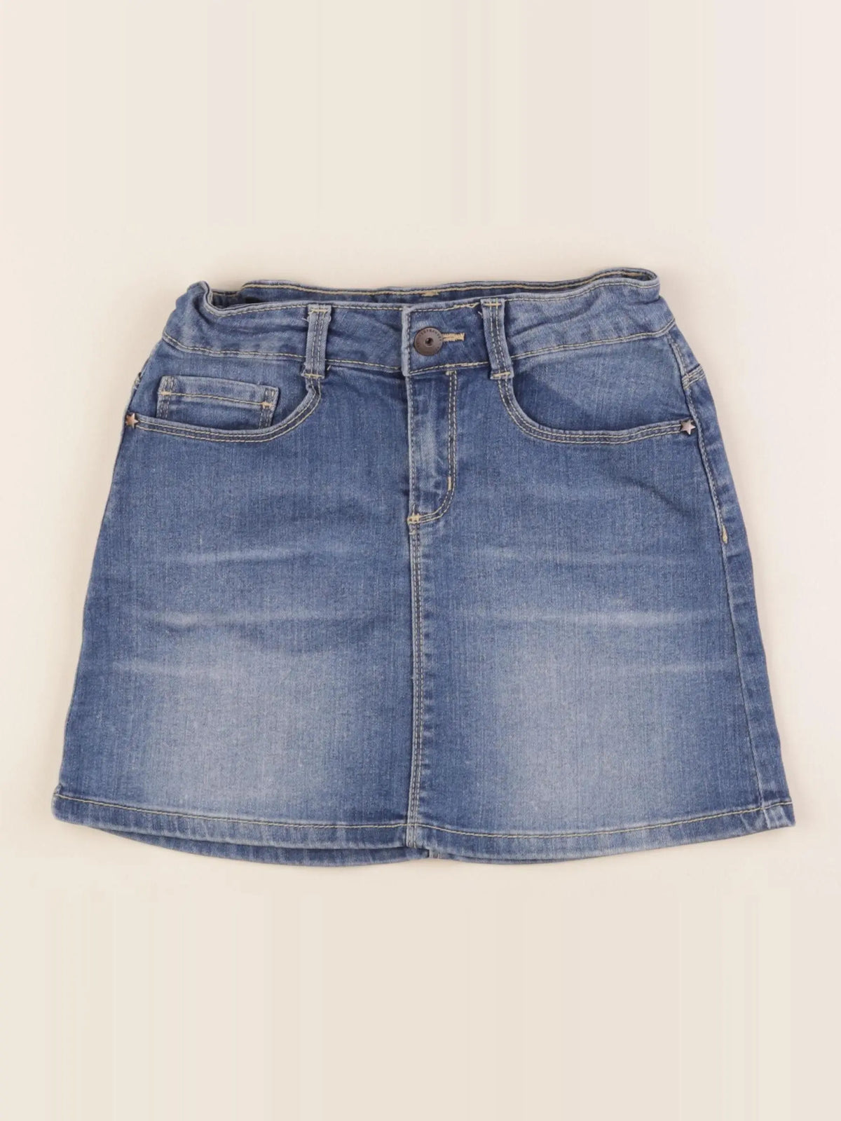Vertbaudet - jupe bleu - 9 ans