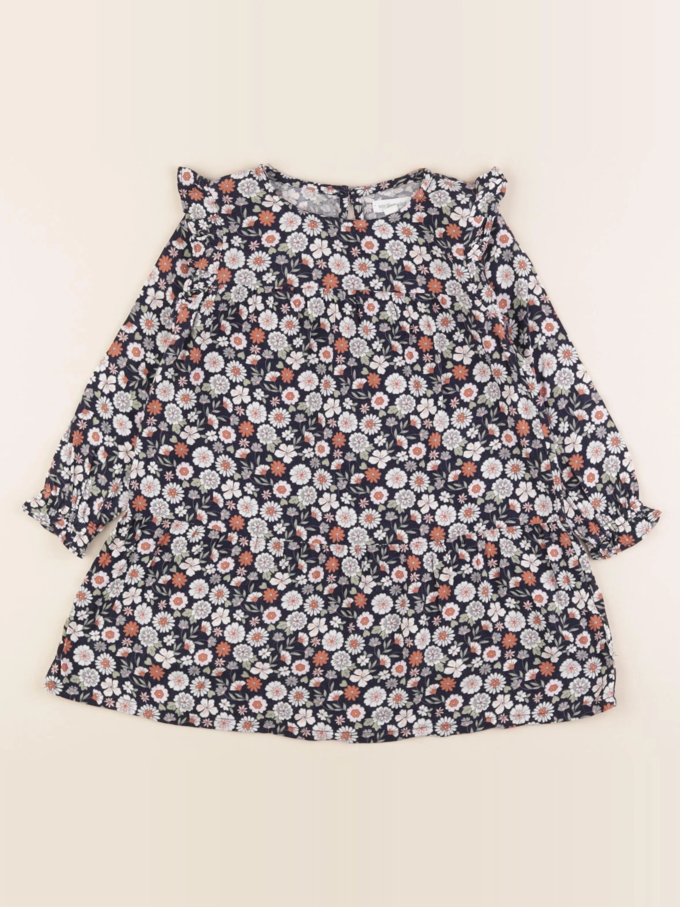 Vertbaudet - robe bleu - 3 ans
