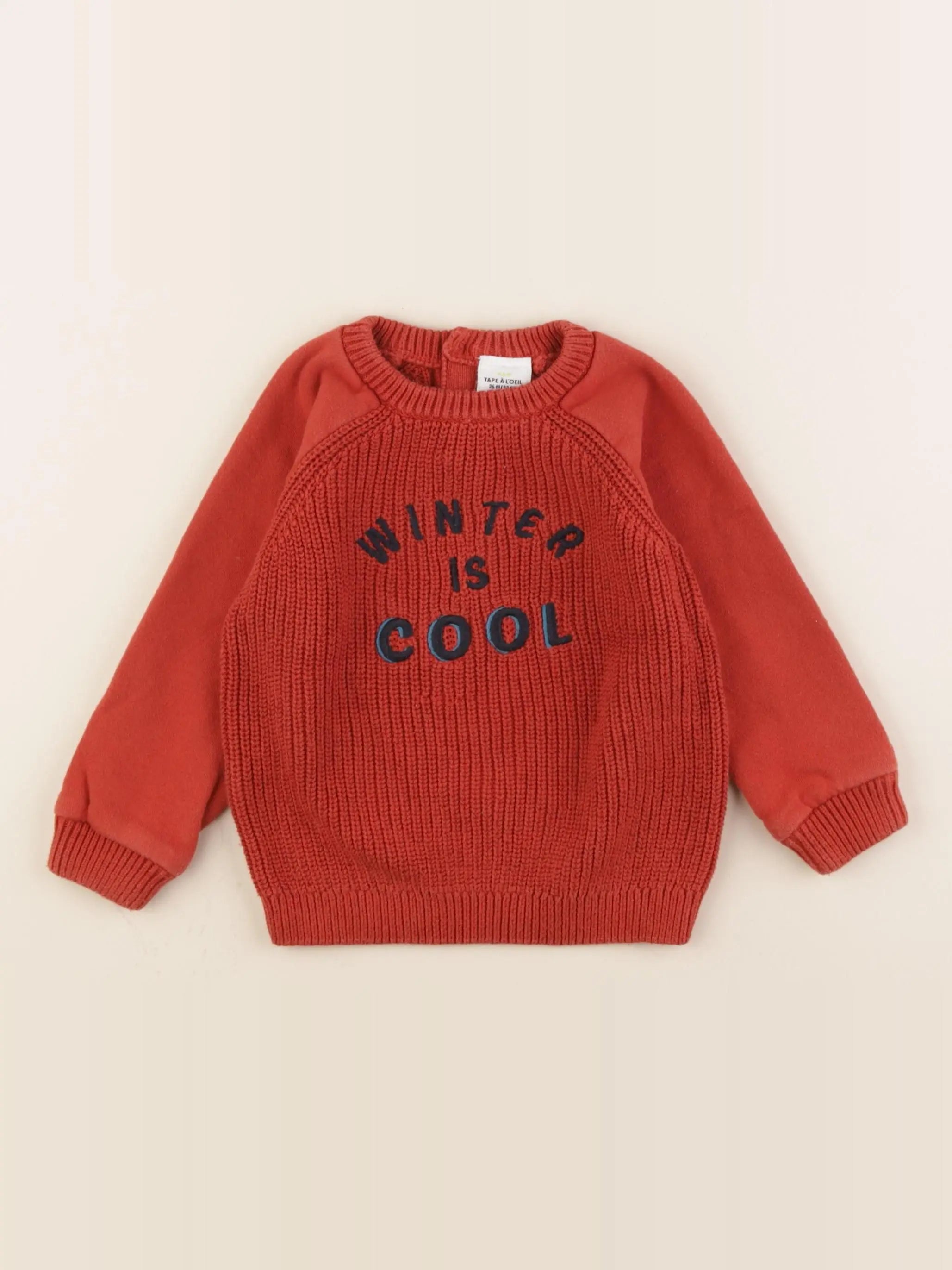 Tape à l'oeil - pull rouge - 36 mois