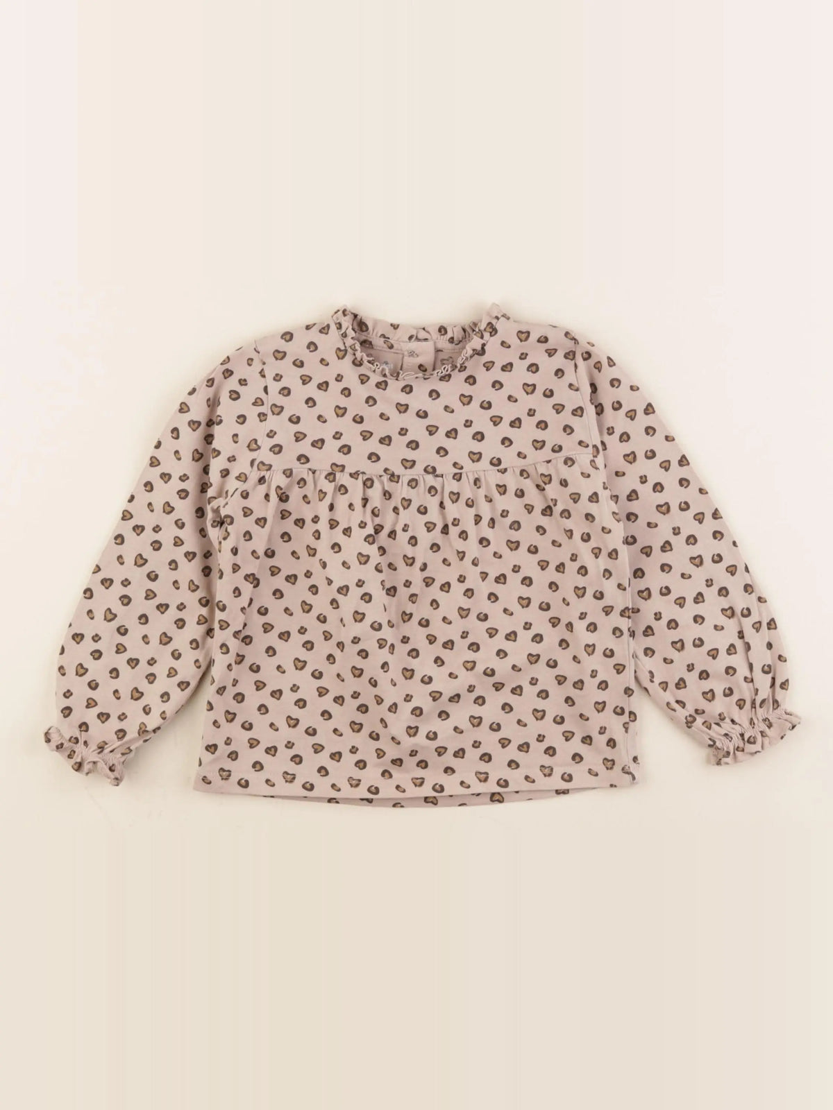 Vertbaudet - tee-shirt marron - 24 mois