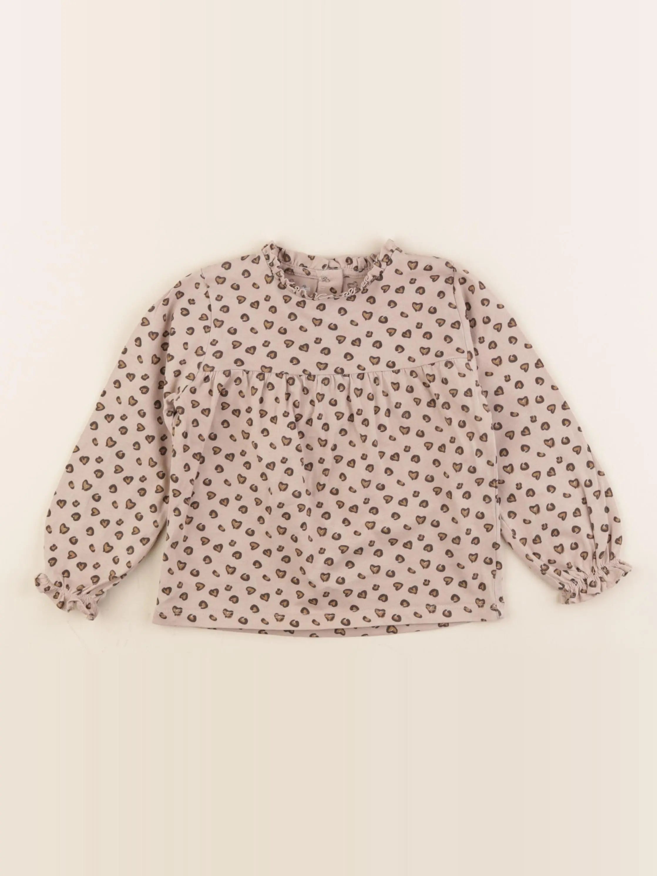Vertbaudet - tee-shirt marron - 24 mois