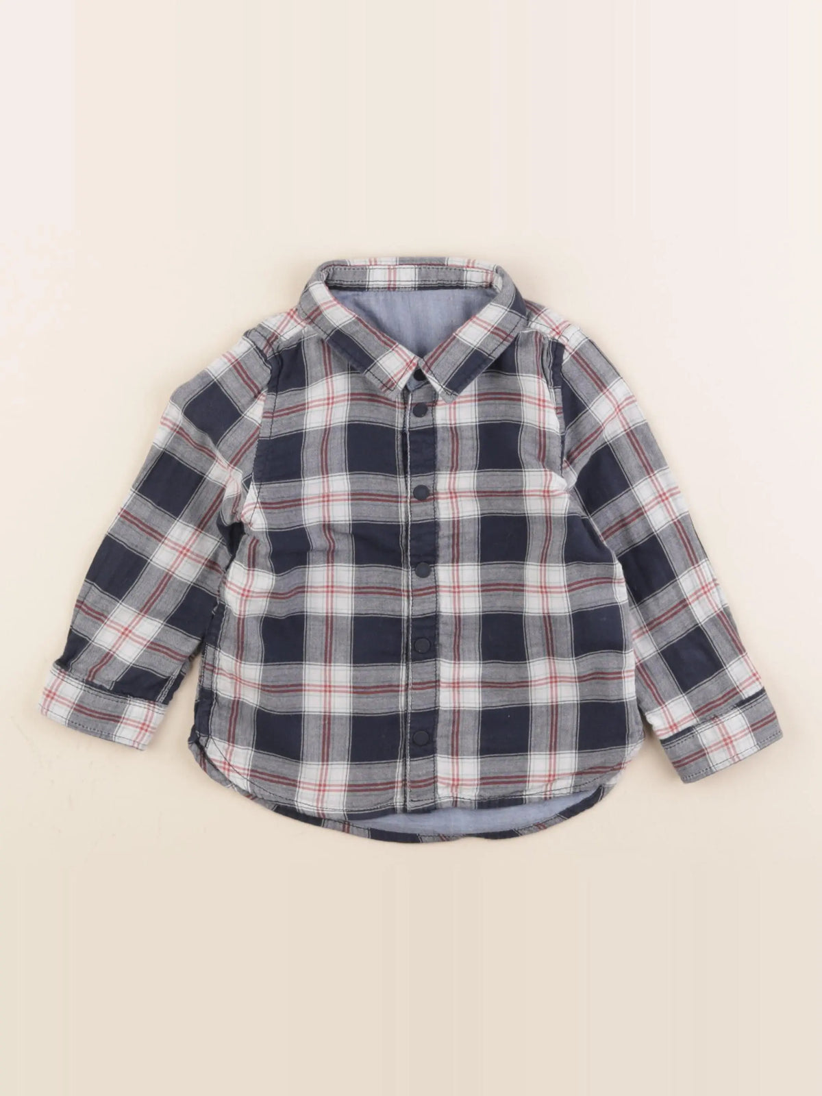 Tape à l'oeil - chemise réversible multicolore - 24 mois