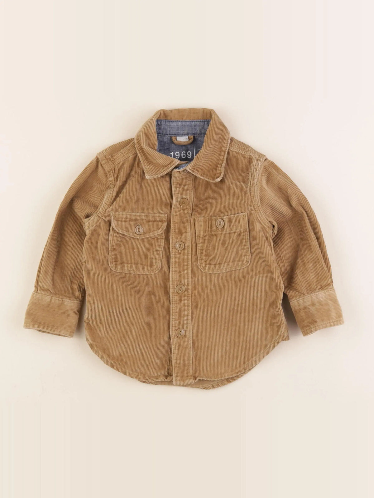 GAP - chemise marron - 12/18 mois