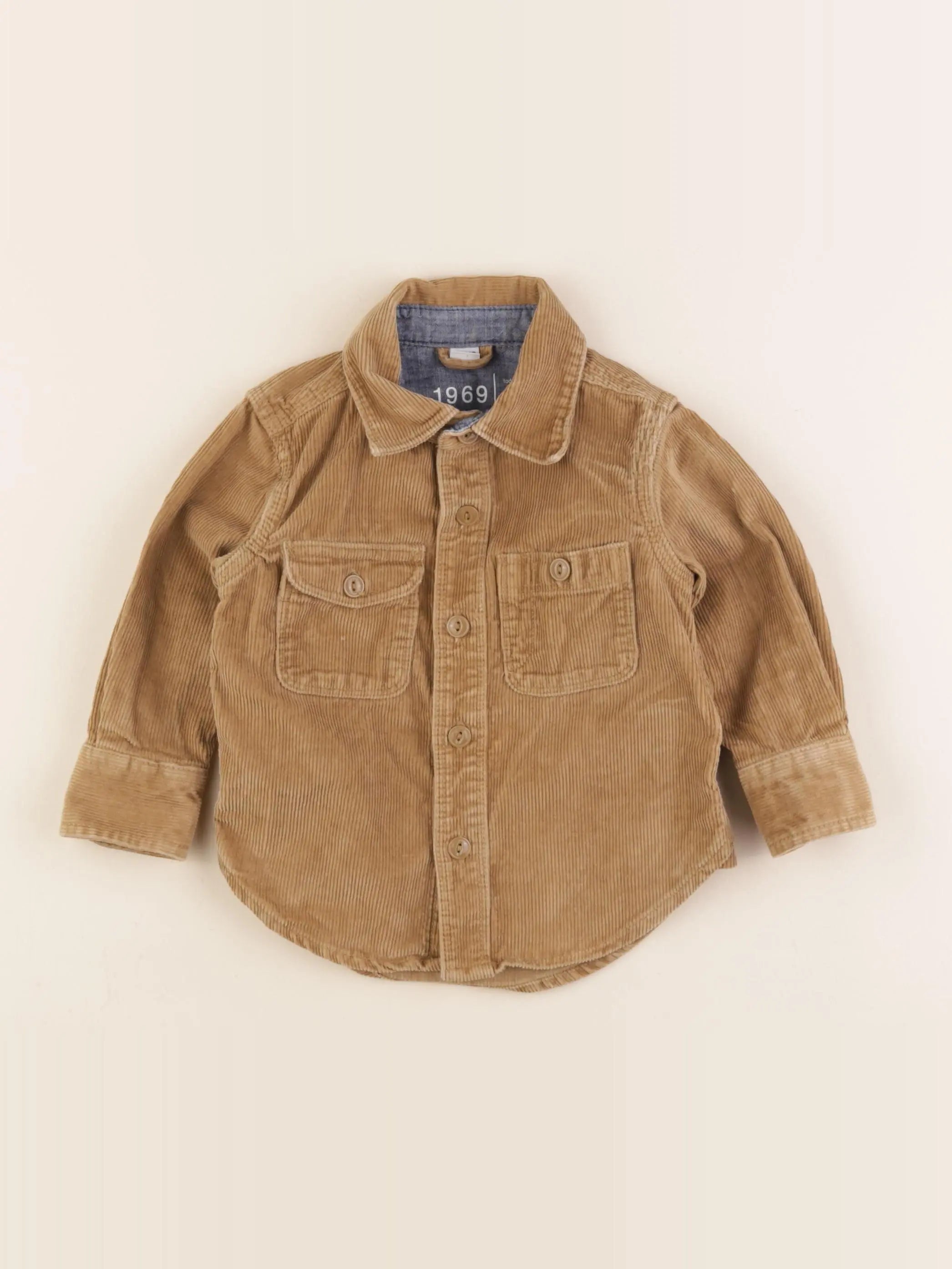 GAP - chemise marron - 12/18 mois