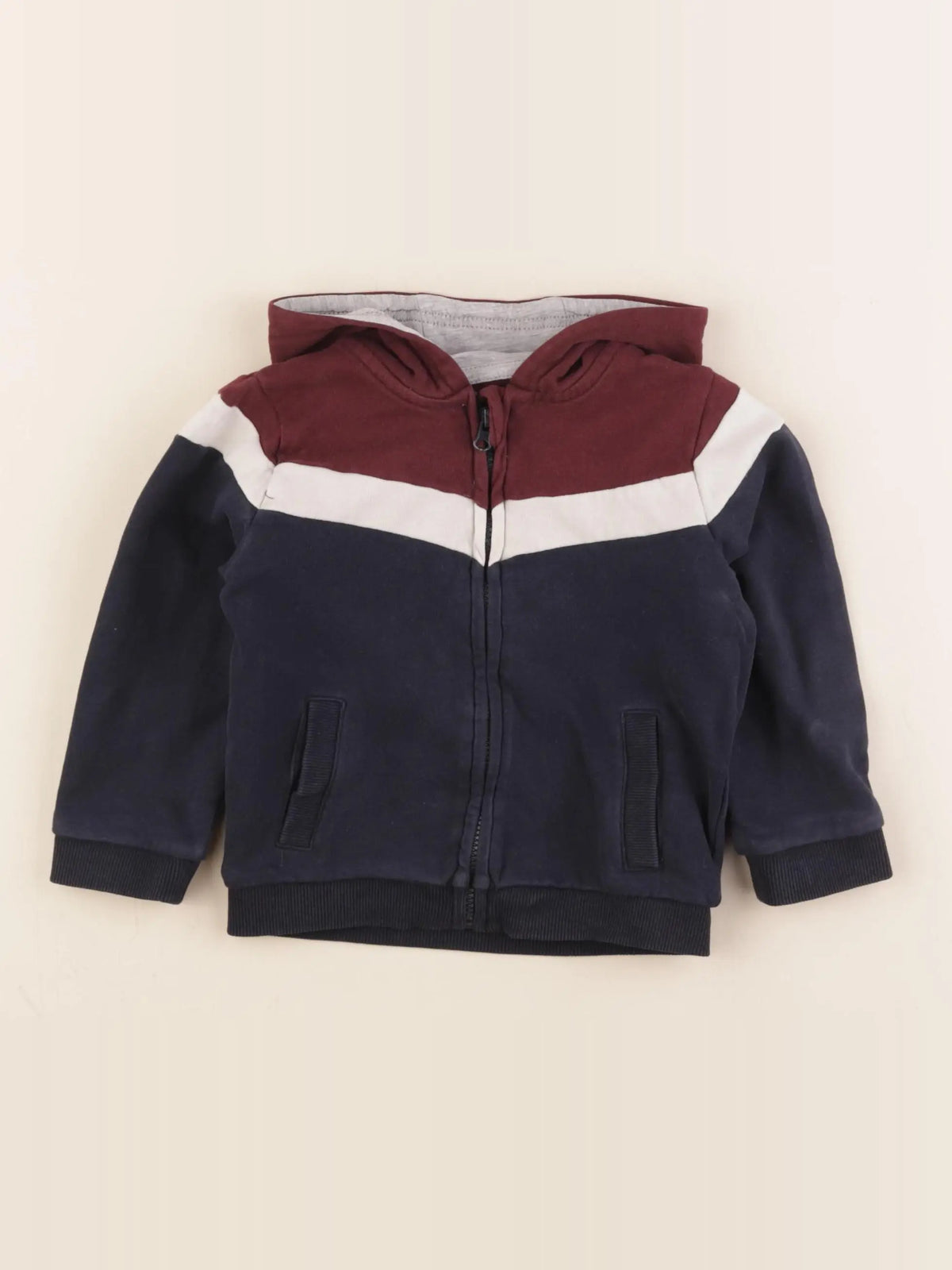 Vertbaudet - sweat bleu - 24 mois