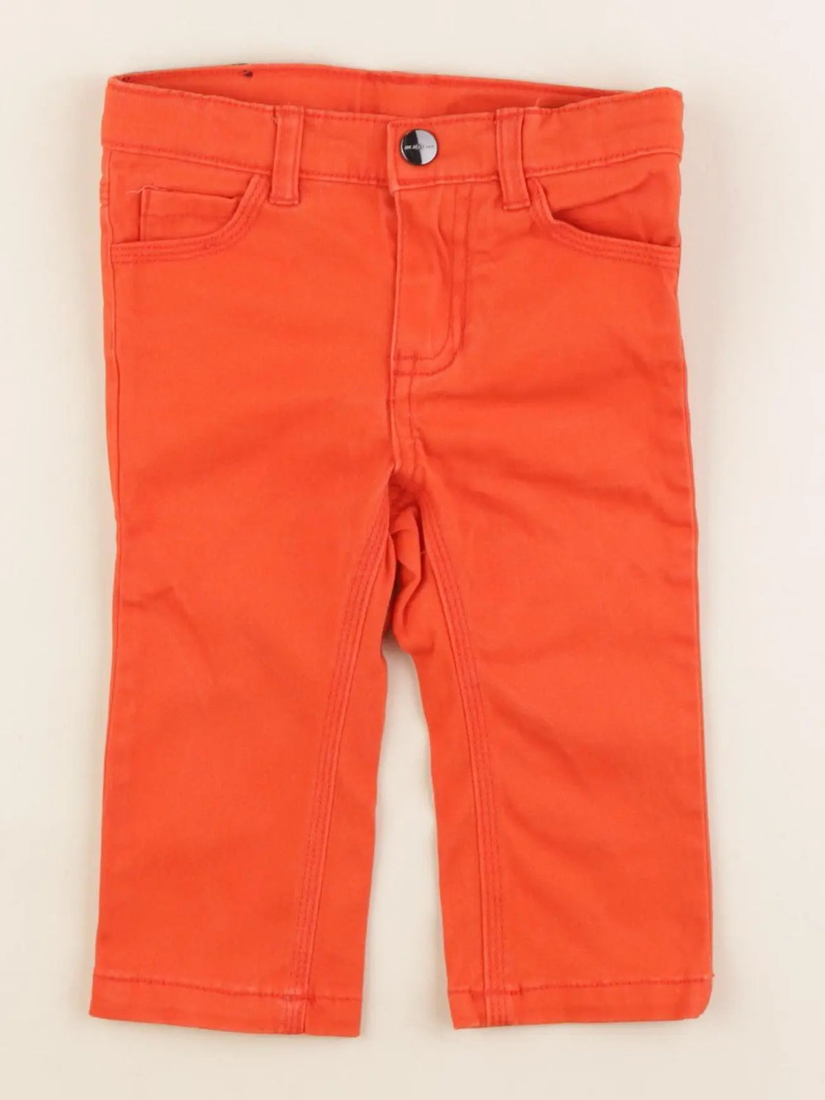 Jacadi - jean rouge - 12 mois
