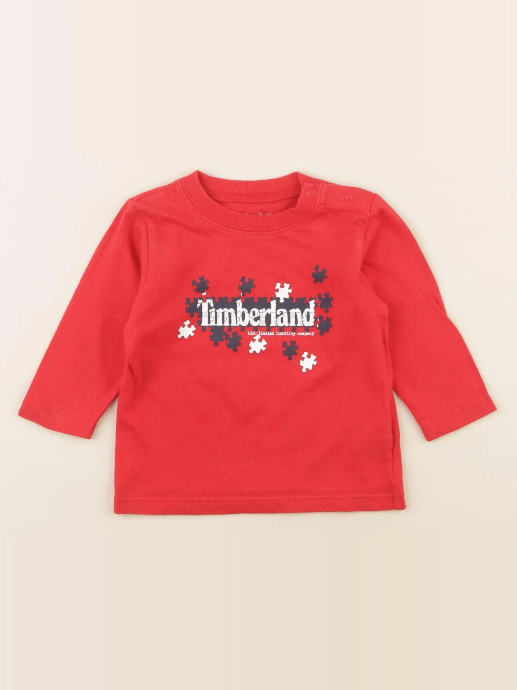 Timberland - tee-shirt rouge - 6 mois