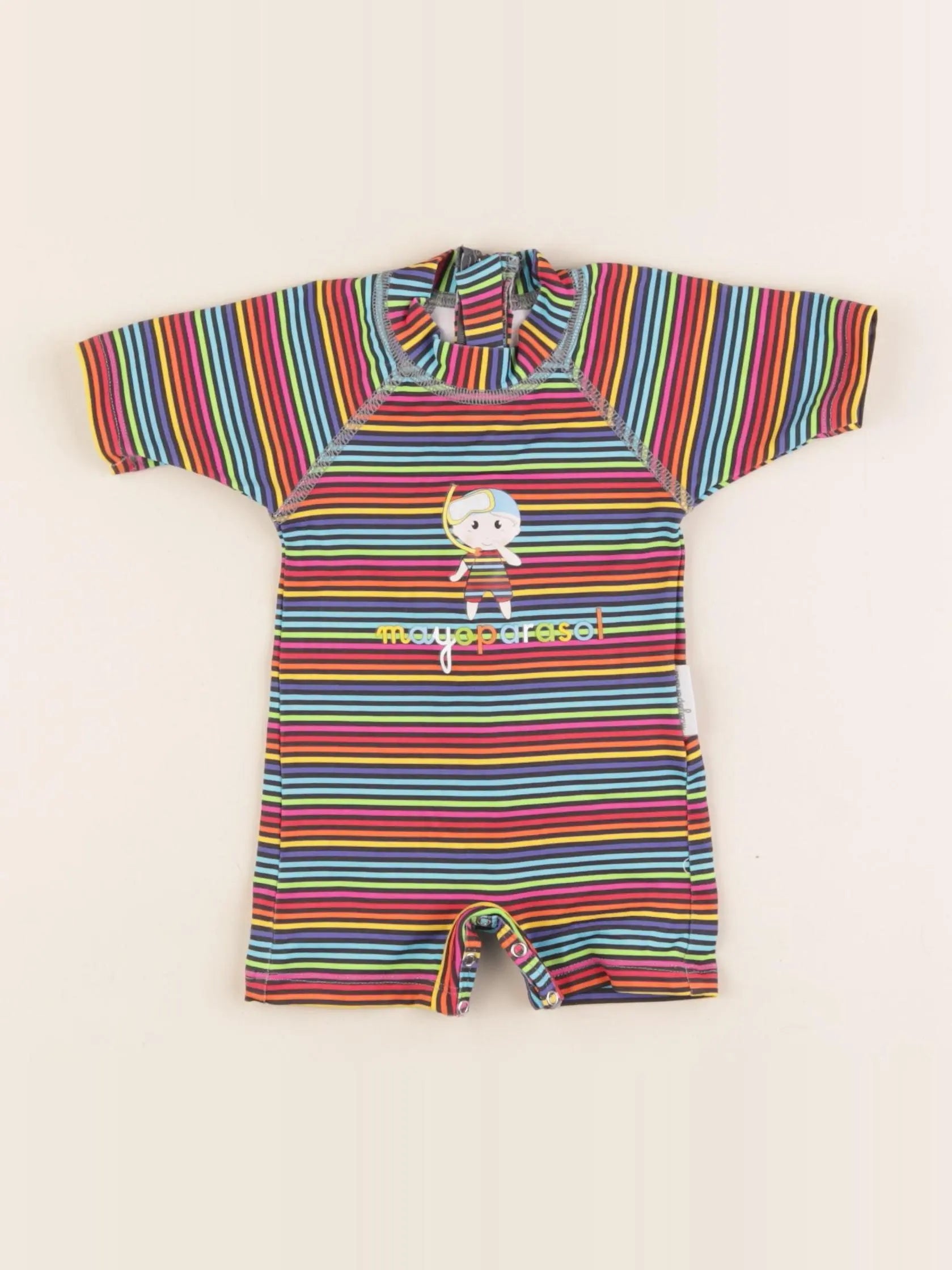 Mayoparasol - combi de bain multicolore - 3/6 mois