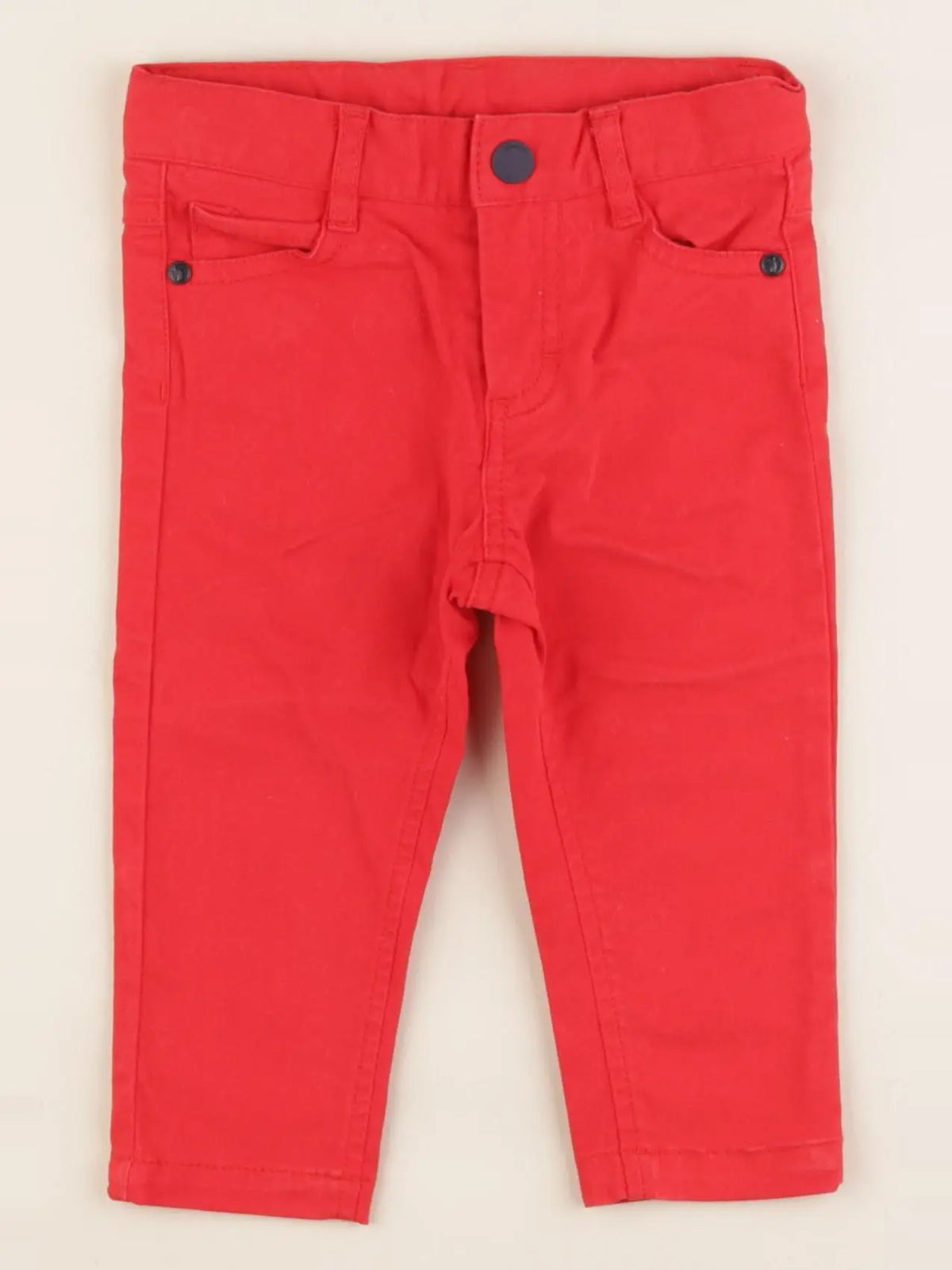 Jacadi - pantalon rouge - 12 mois