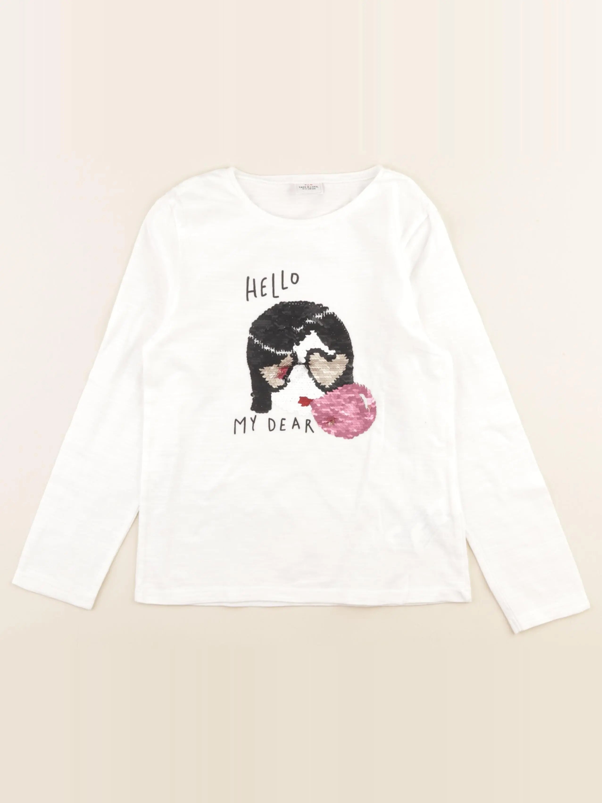 Tape à l'oeil - tee-shirt blanc - 8 ans