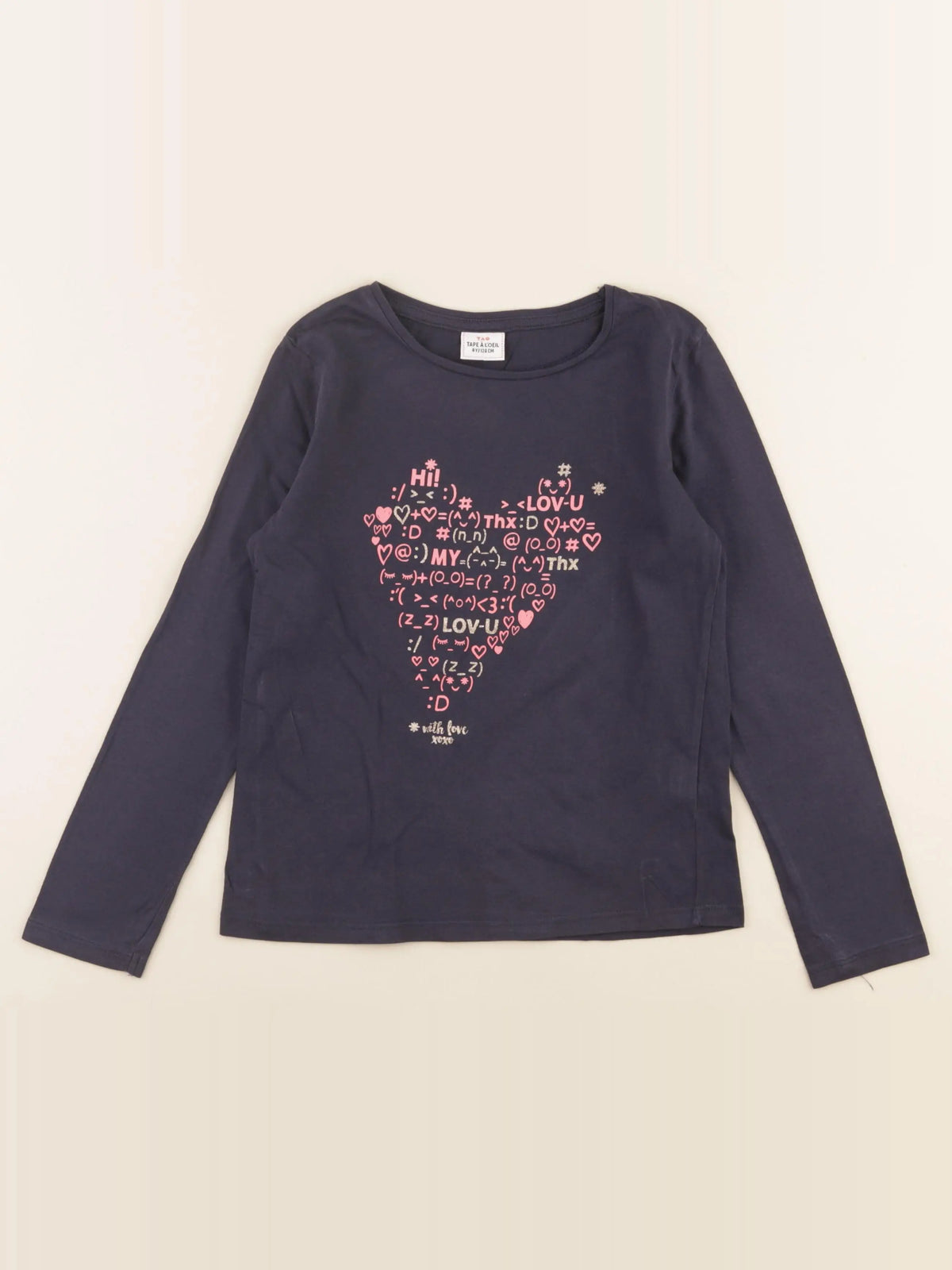 Tape à l'oeil - tee-shirt bleu - 8 ans