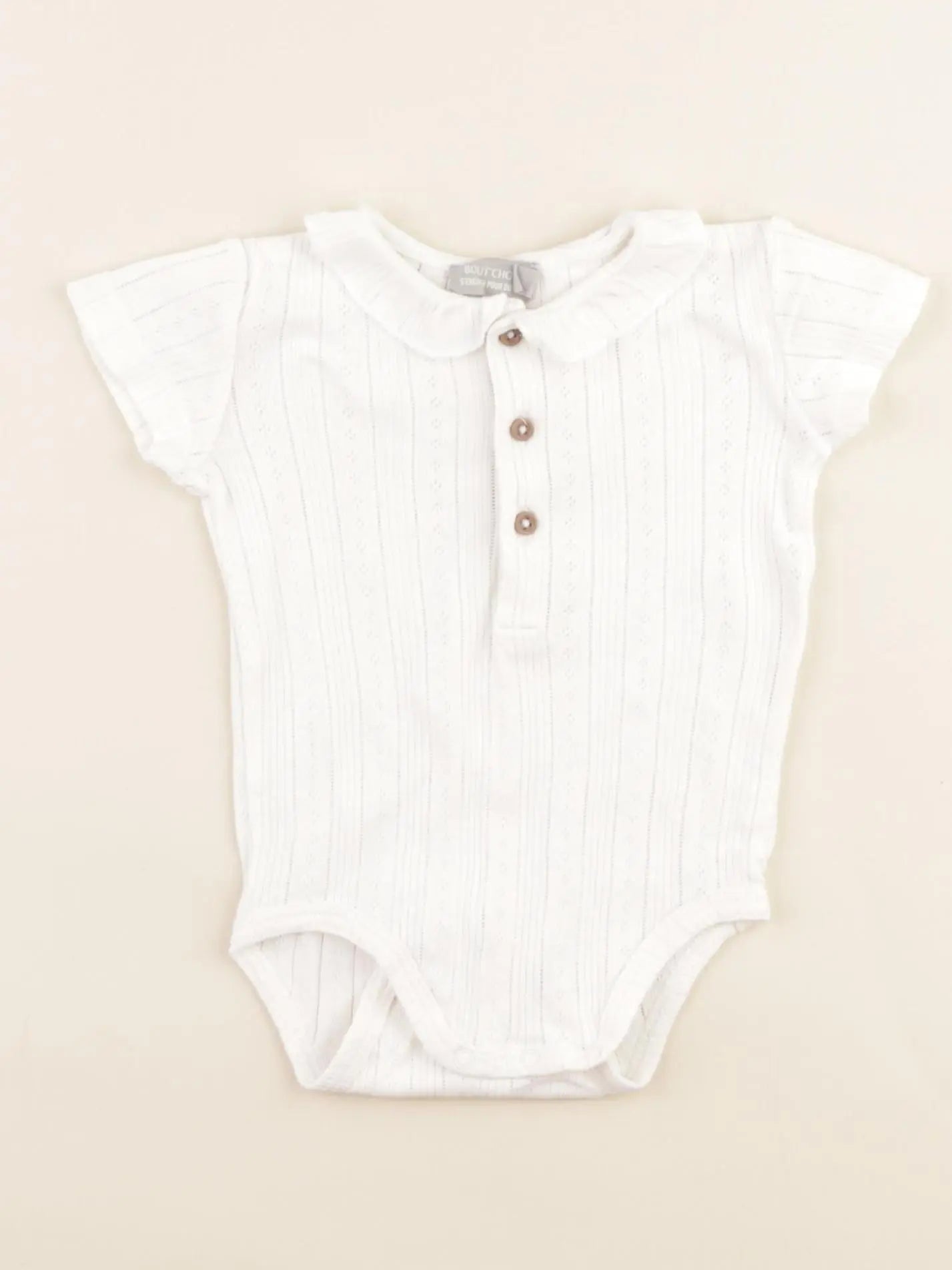 Boutchou - body à col blanc - 6 mois