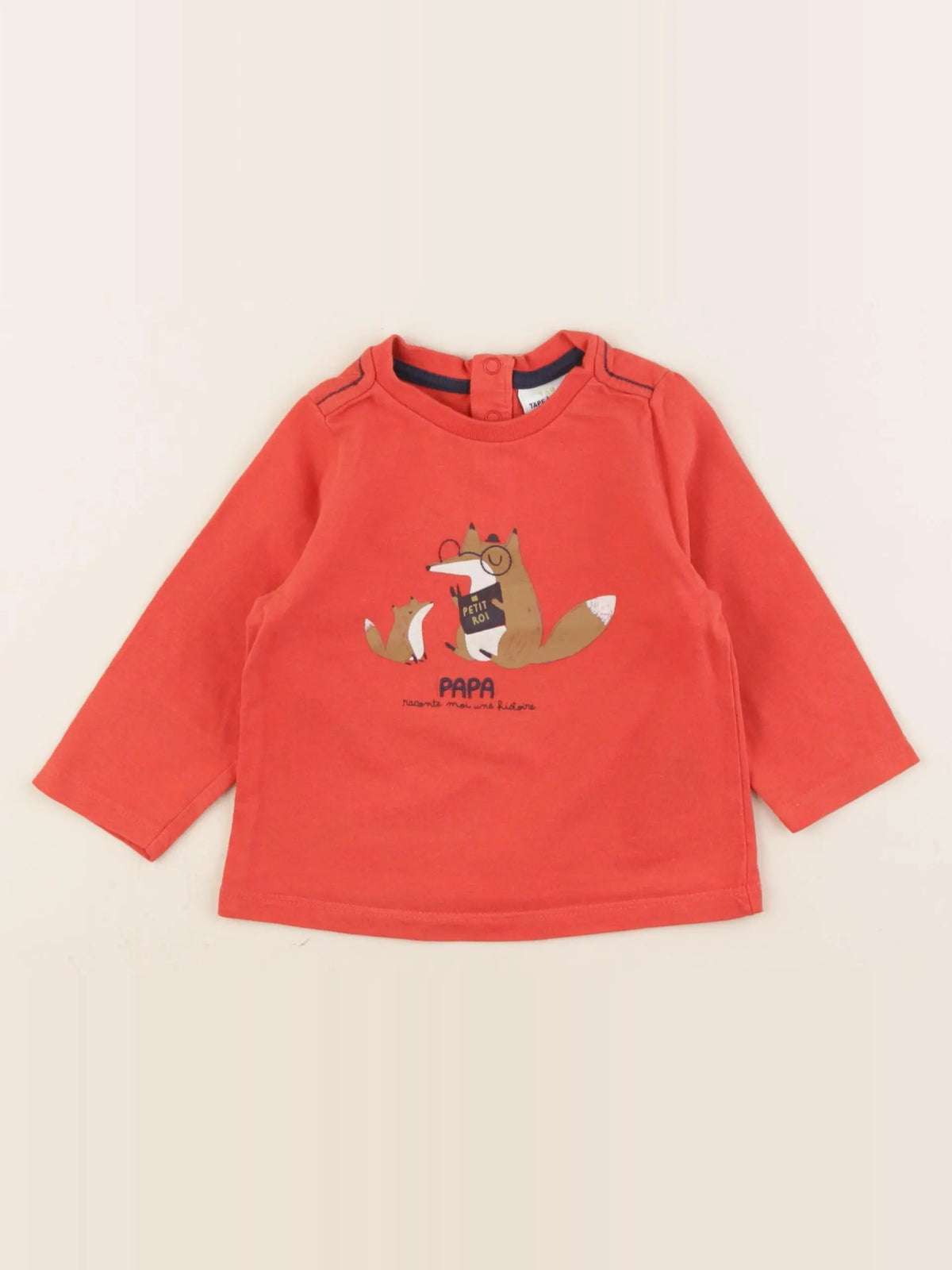 Tape à l'oeil - tee-shirt rouge - 12 mois