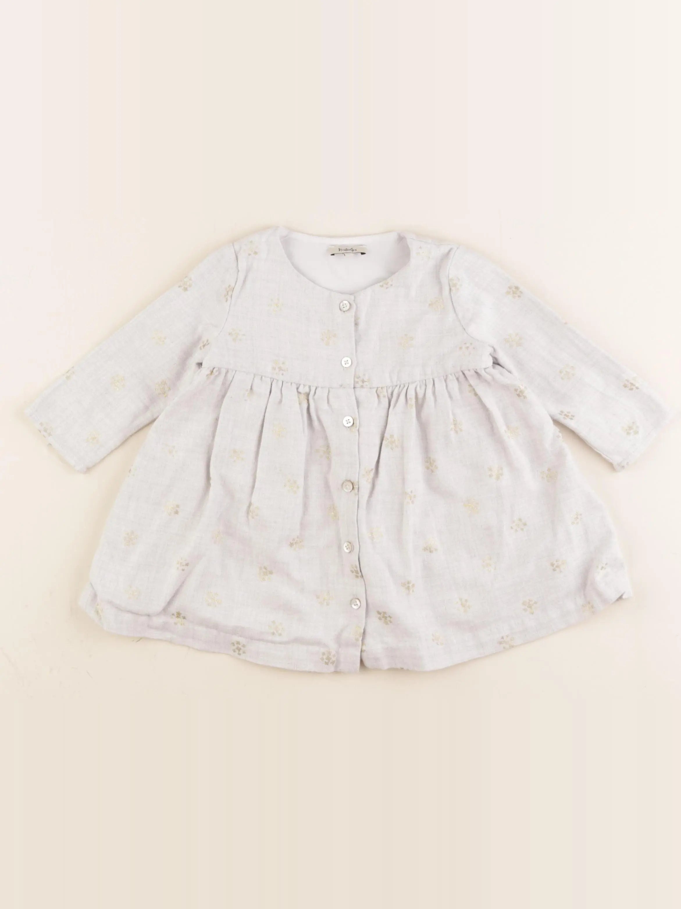 Natalys - robe gris - 9 mois