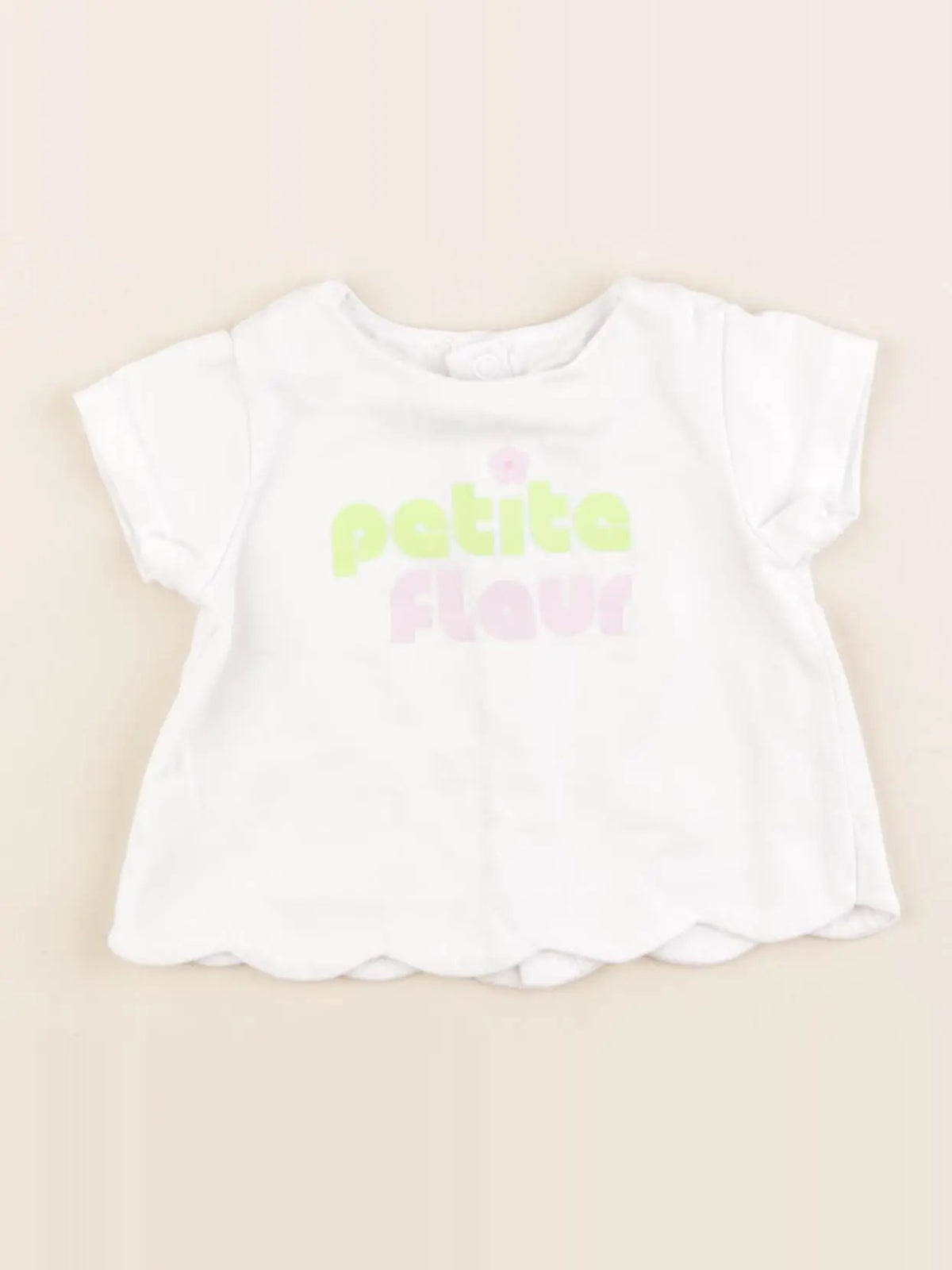 Jacadi - tee-shirt blanc - 1 mois