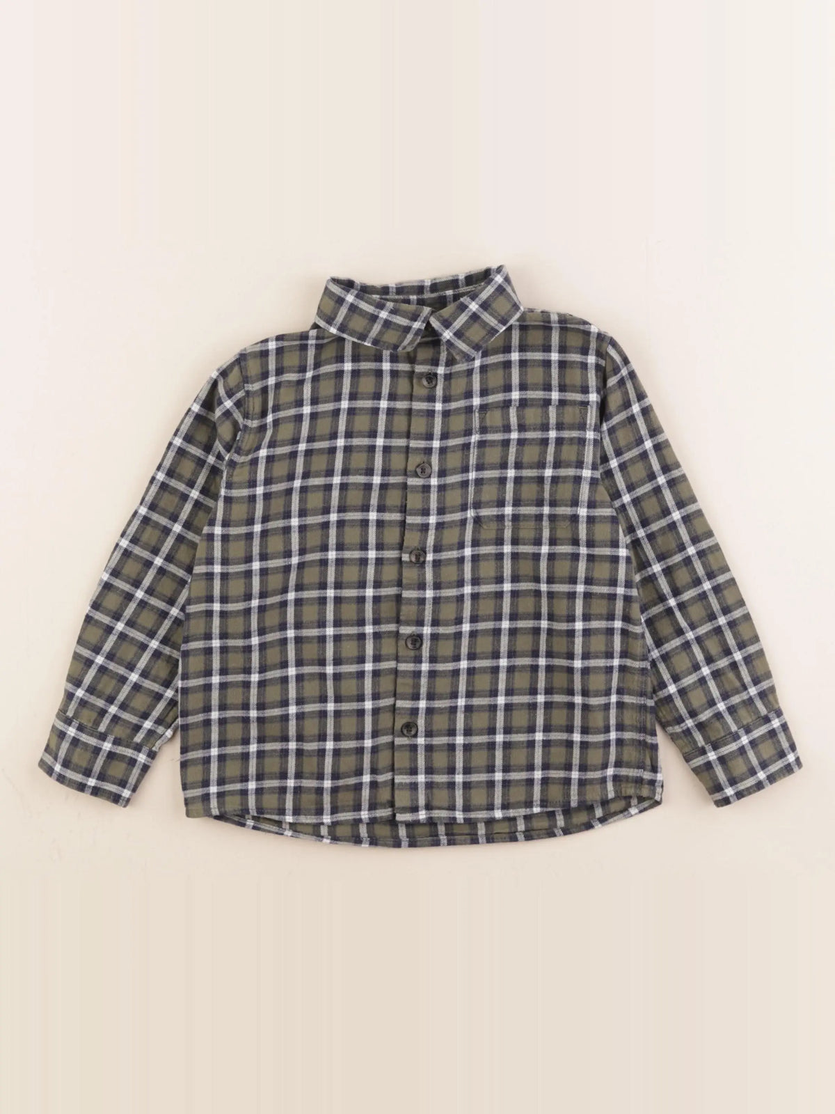 Mango - chemise vert - 3/4 ans
