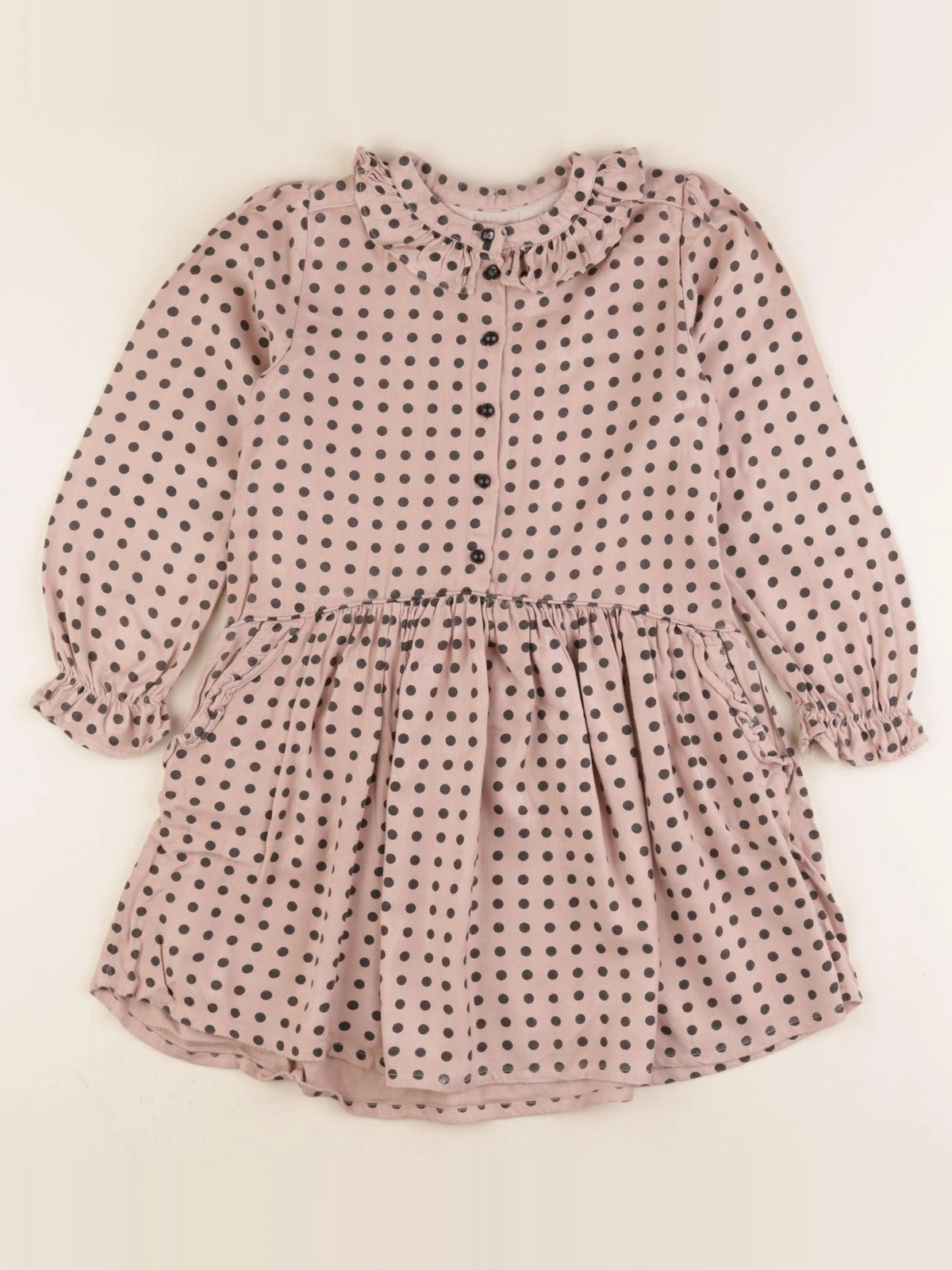 Louis Louise - robe beige - 8 ans