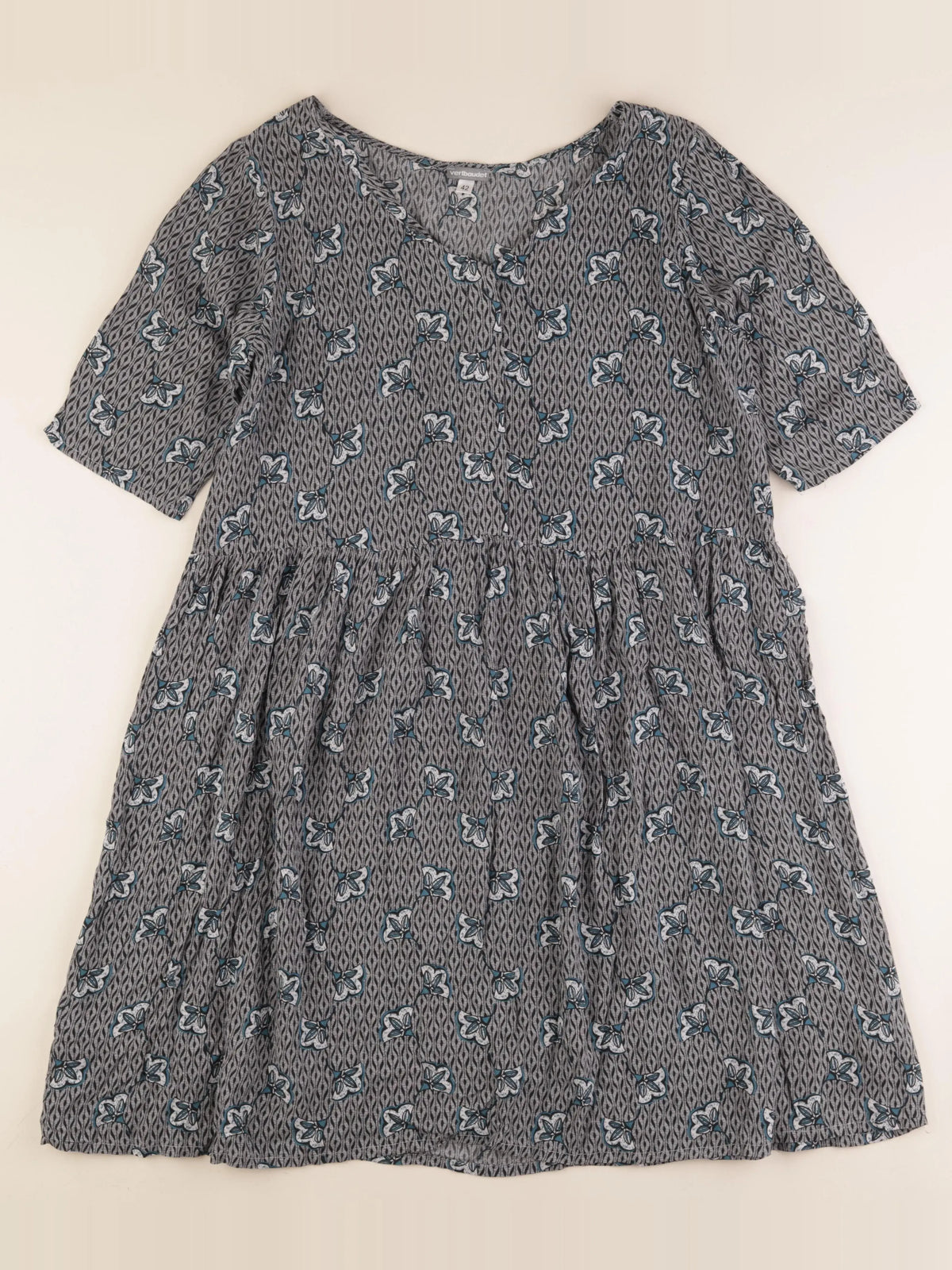 Vertbaudet - robe grossesse noir, bleu - 42