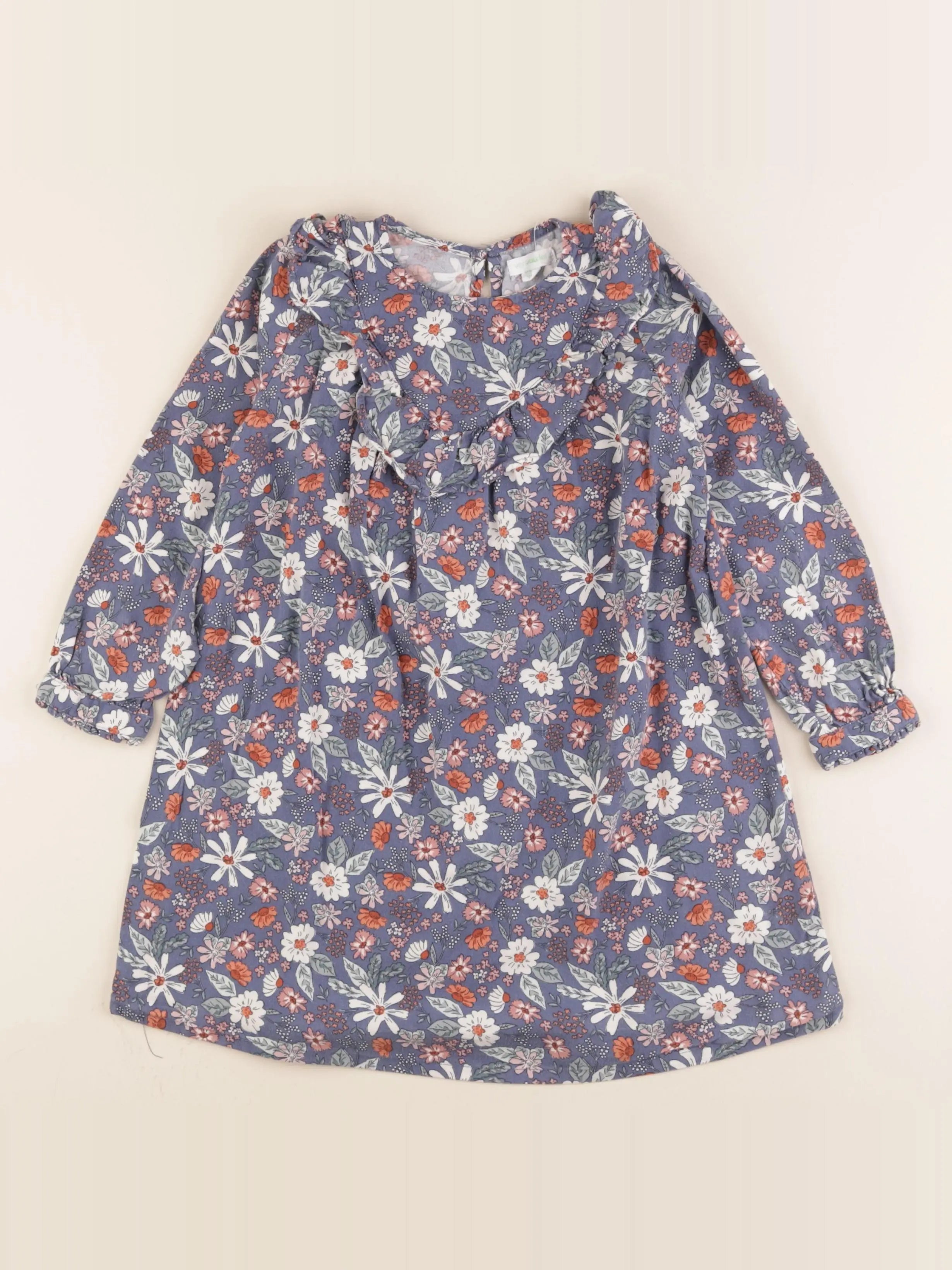 Vertbaudet - robe bleu - 5 ans