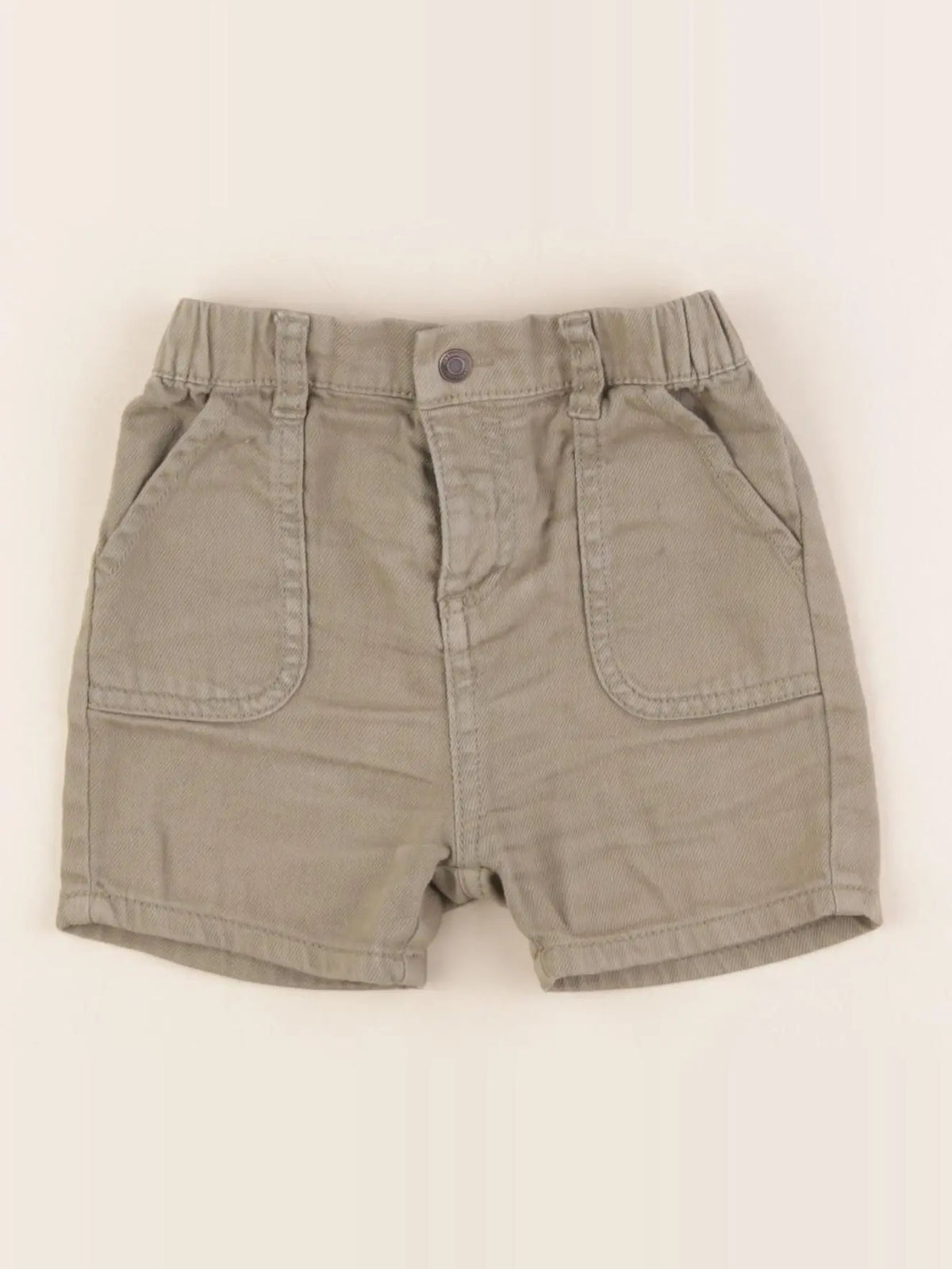 Vertbaudet - short vert - 12 mois