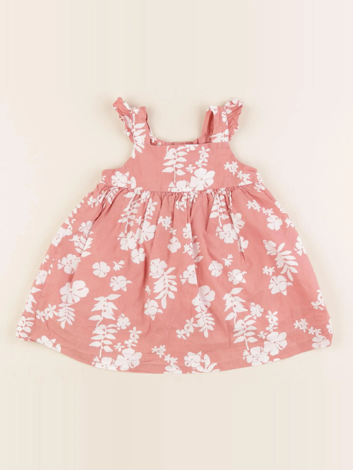 Petit Bateau - robe rose - 12 mois