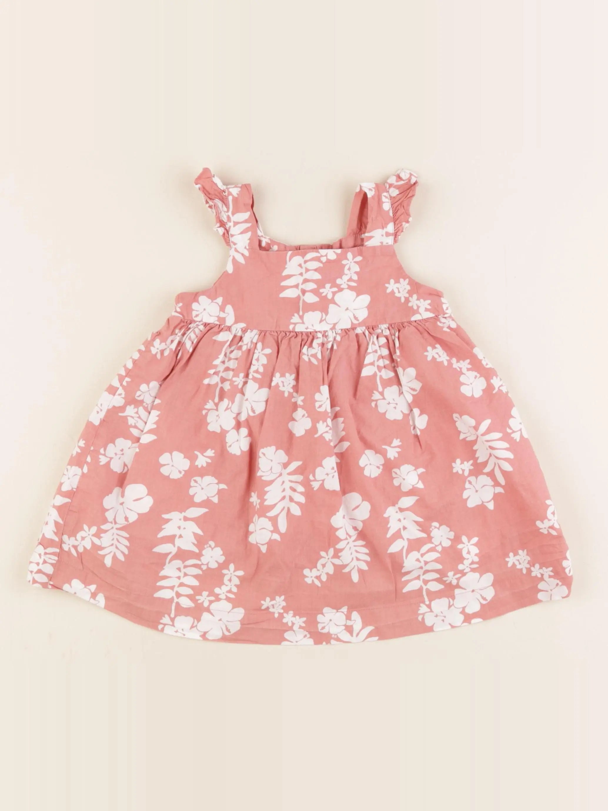 Petit Bateau - robe rose - 12 mois