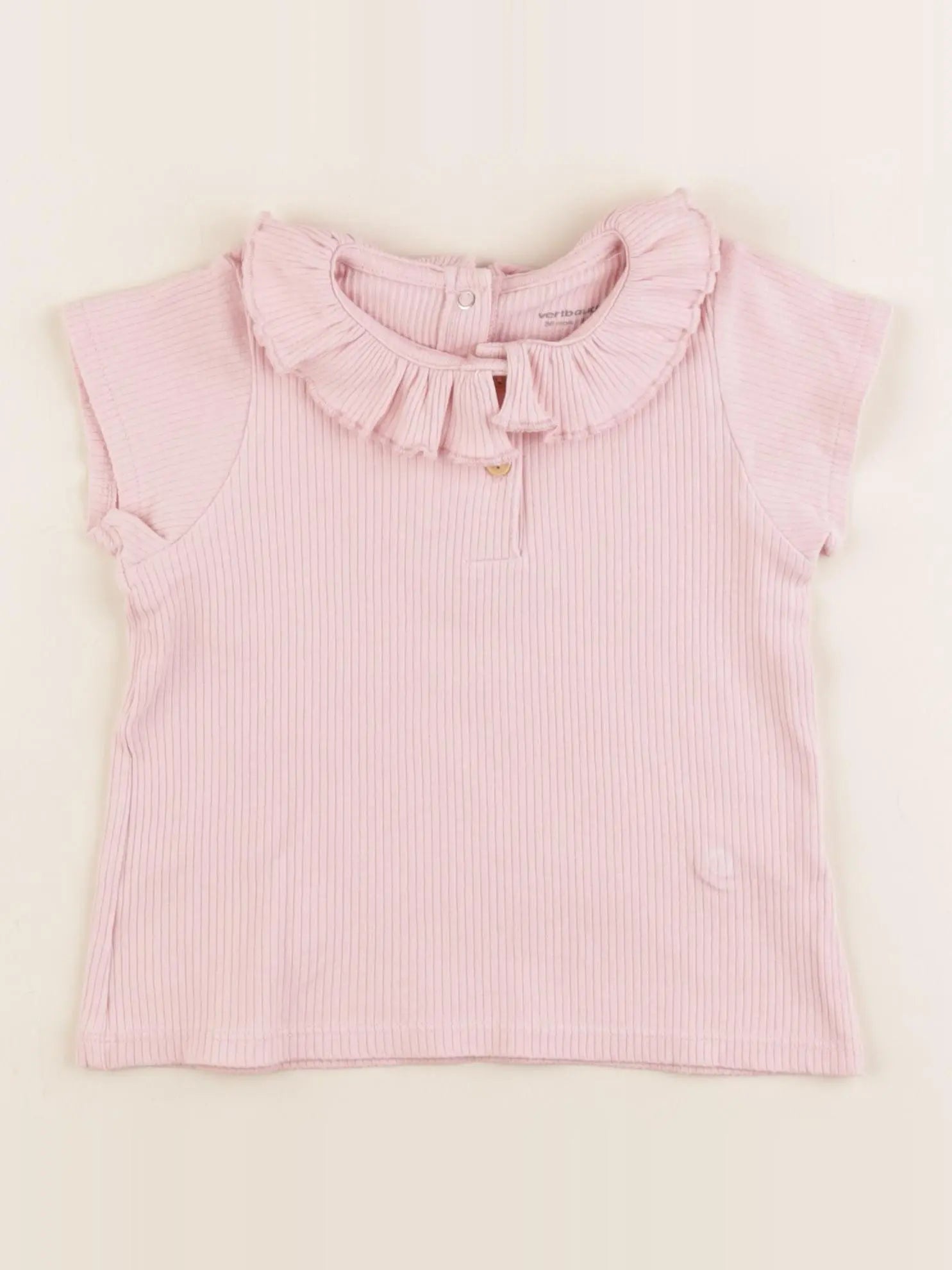 Vertbaudet - tee-shirt rose - 36 mois
