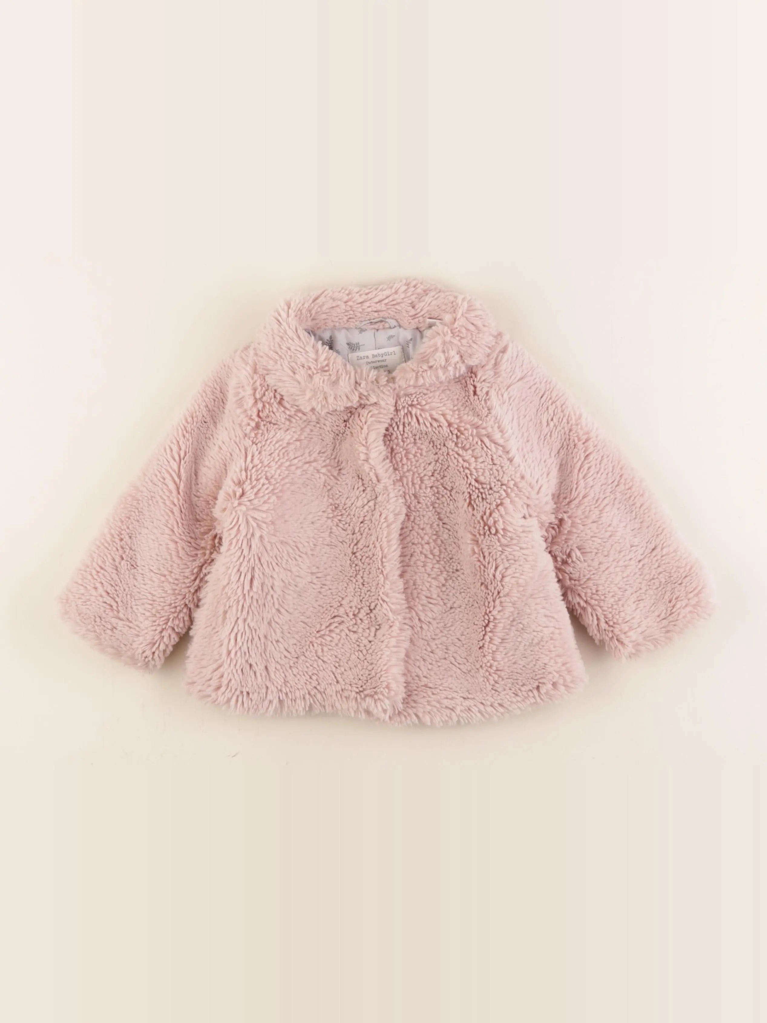 Zara - veste rose - 12/18 mois