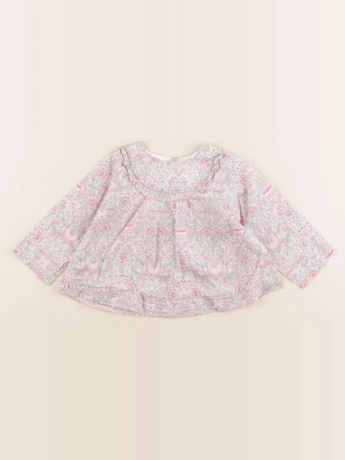 Jacadi - blouse liberty multicolore - 12 mois