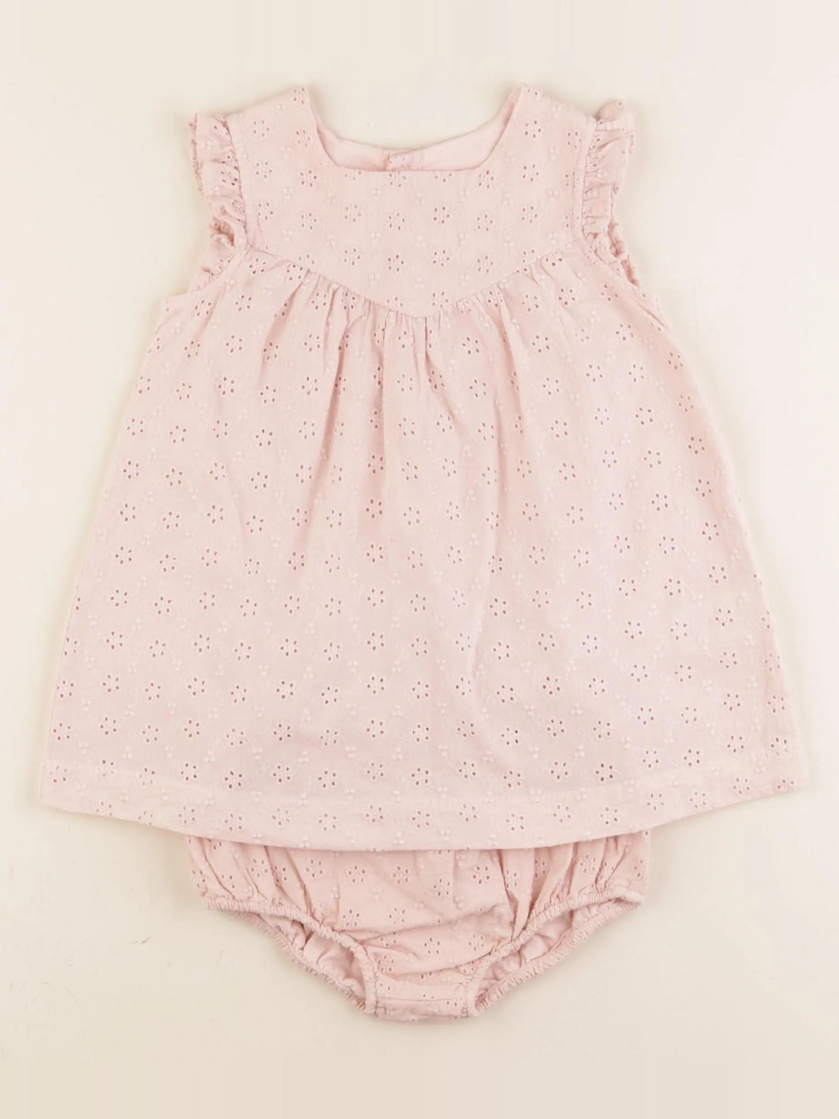 Petit Bateau - robe rose - 18 mois