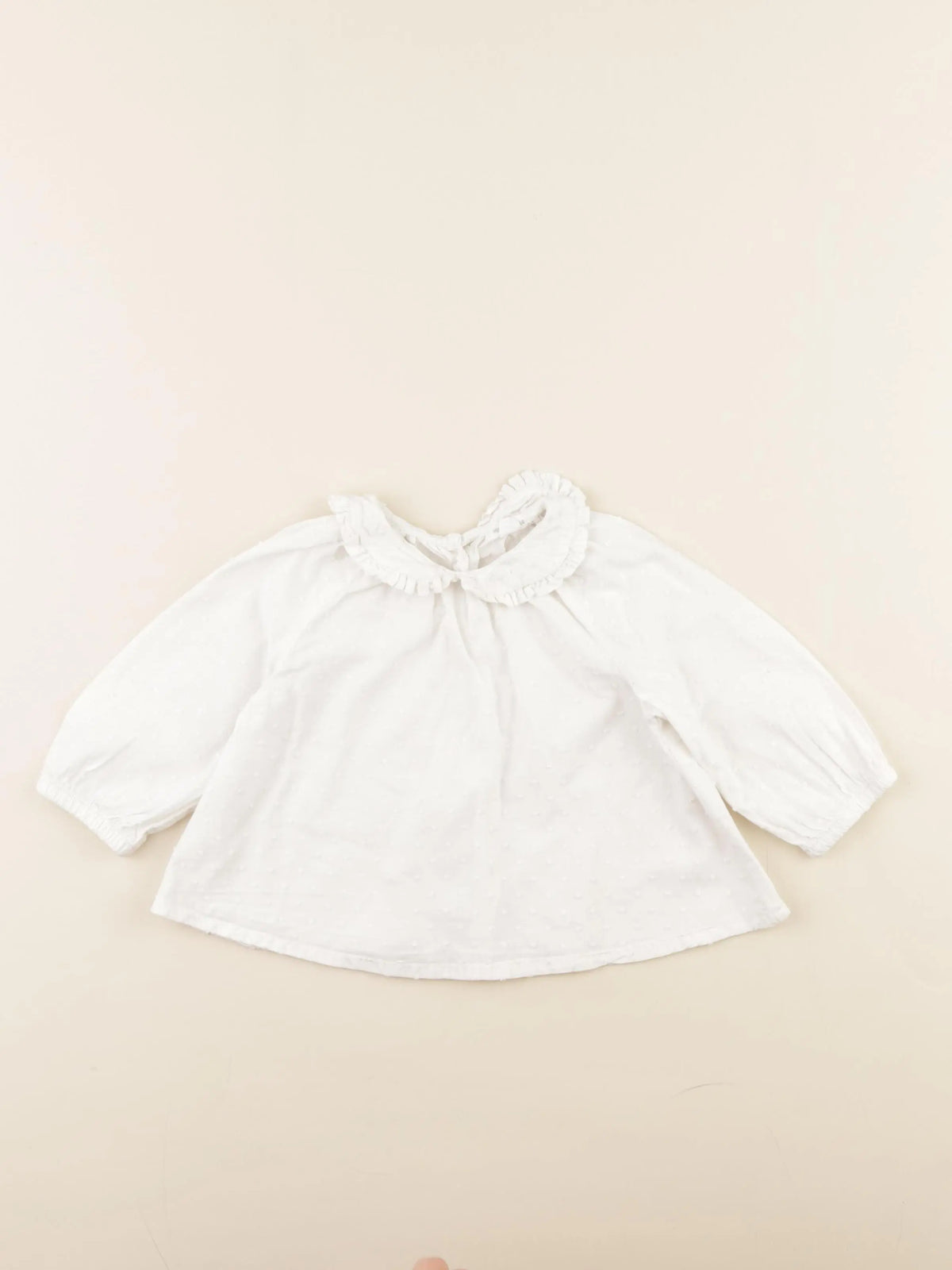 Vertbaudet - blouse blanc - 12 mois