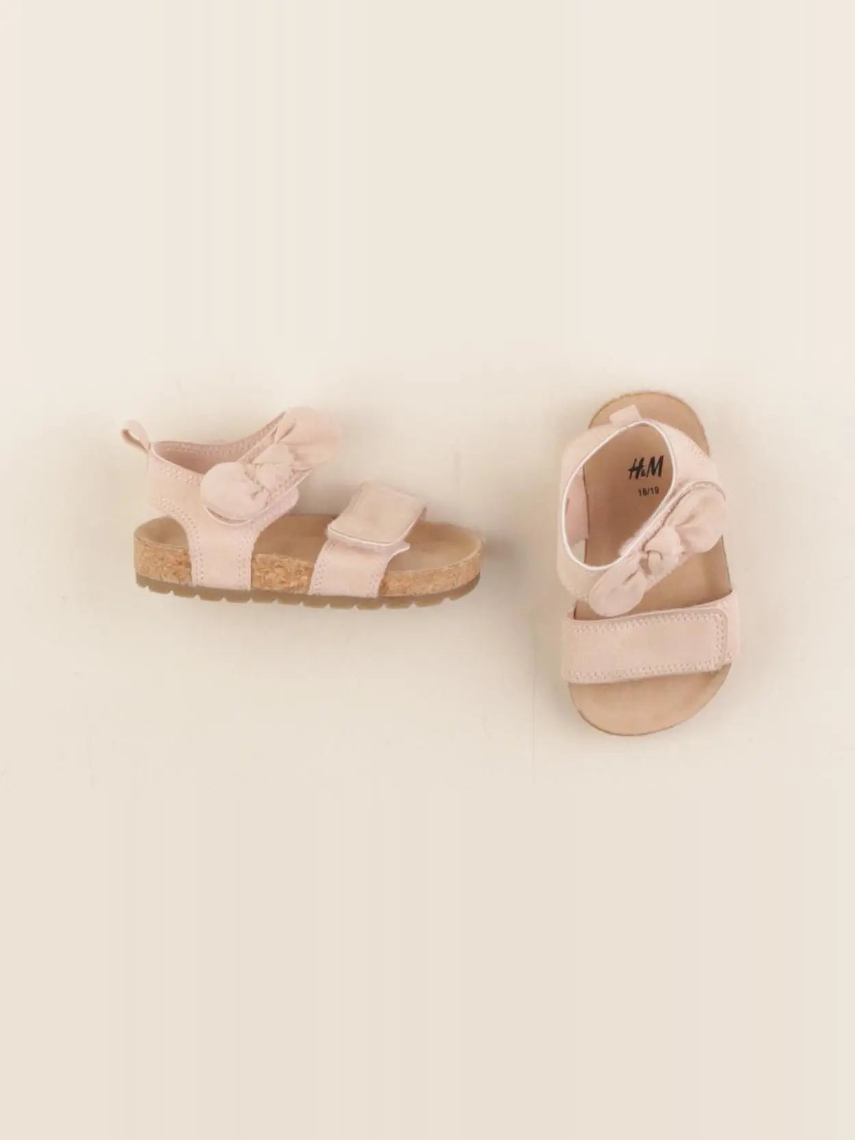 H&M - sandales rose - pointure 18/19