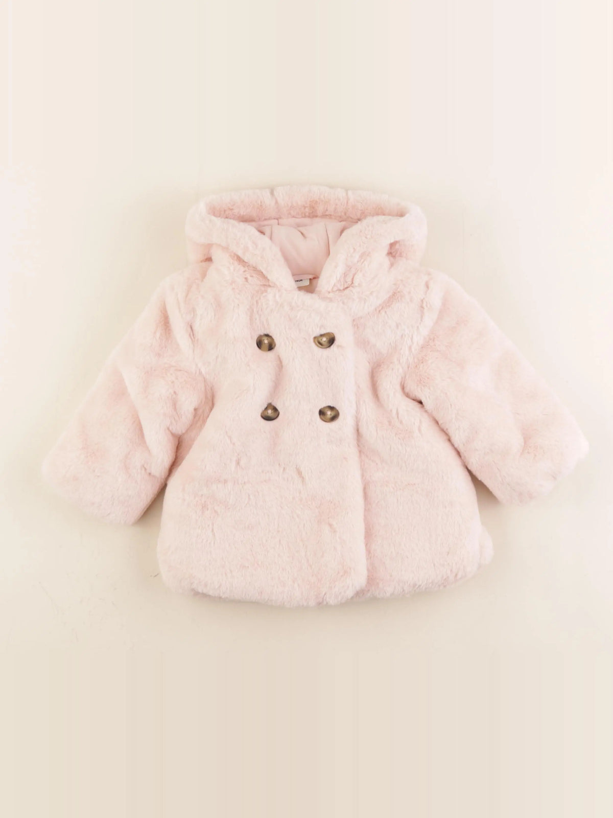 Tape à l'oeil - manteau rose - 12 mois