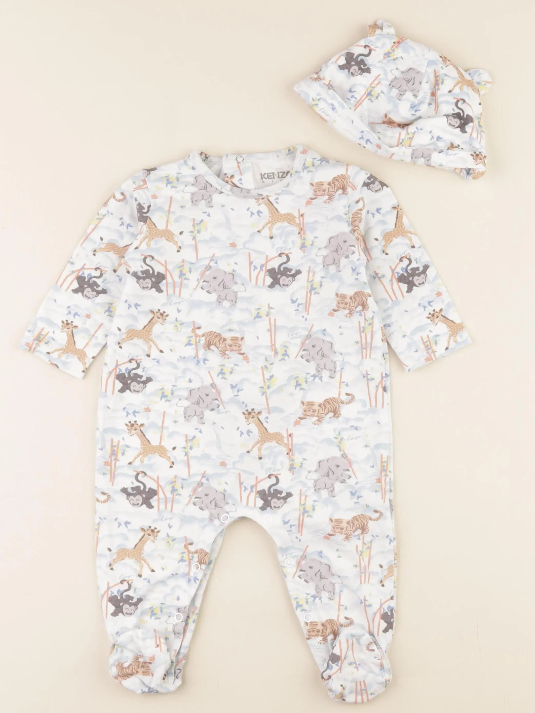Kenzo - pyjama coton bleu - 12 mois