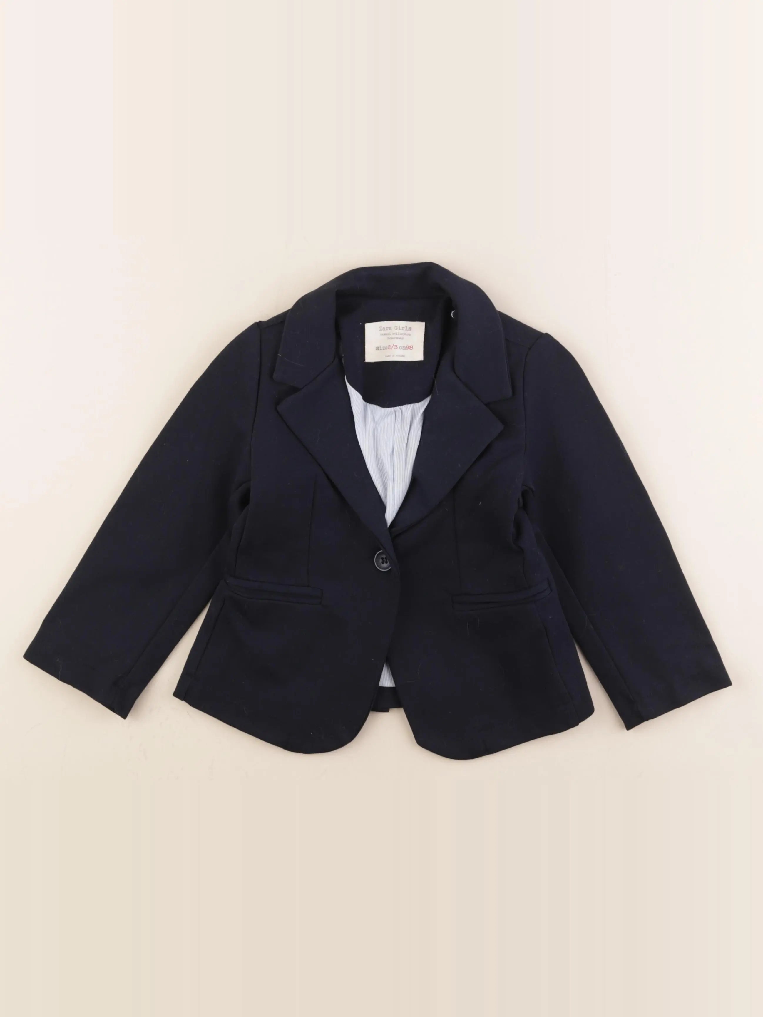 Zara - veste bleu - 2/3 ans