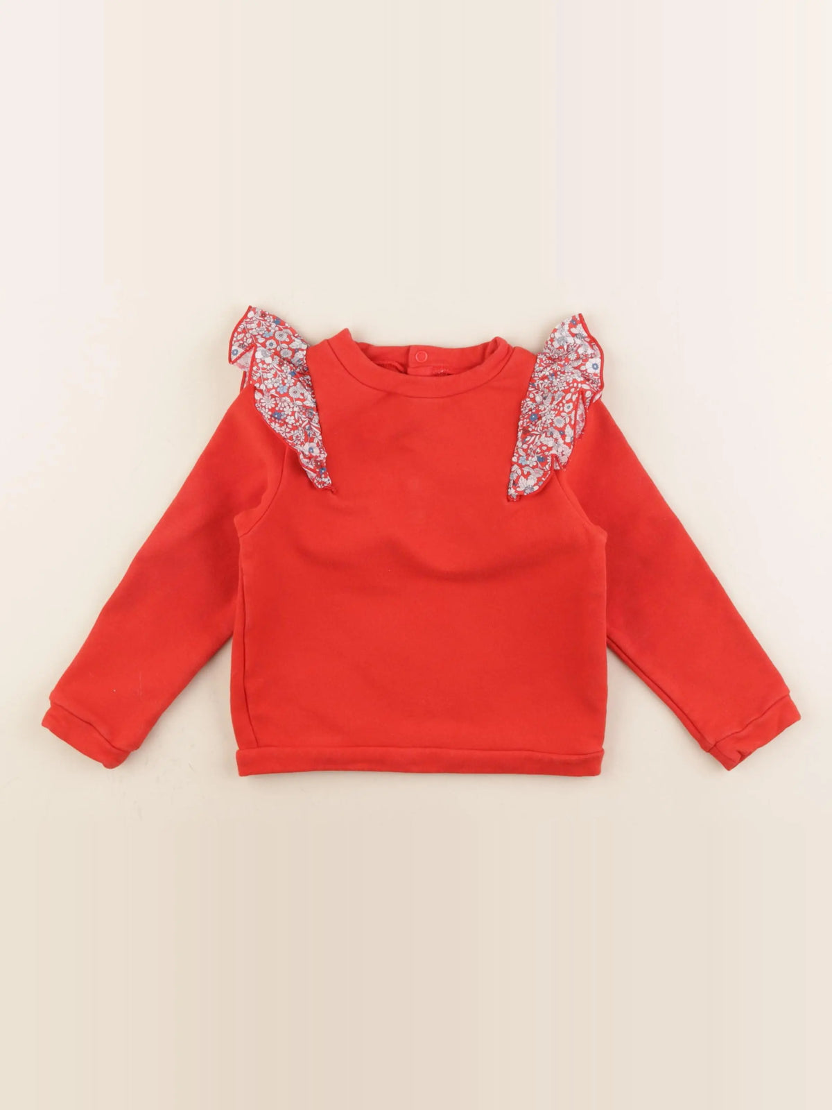 Jacadi - sweat rouge - 36 mois