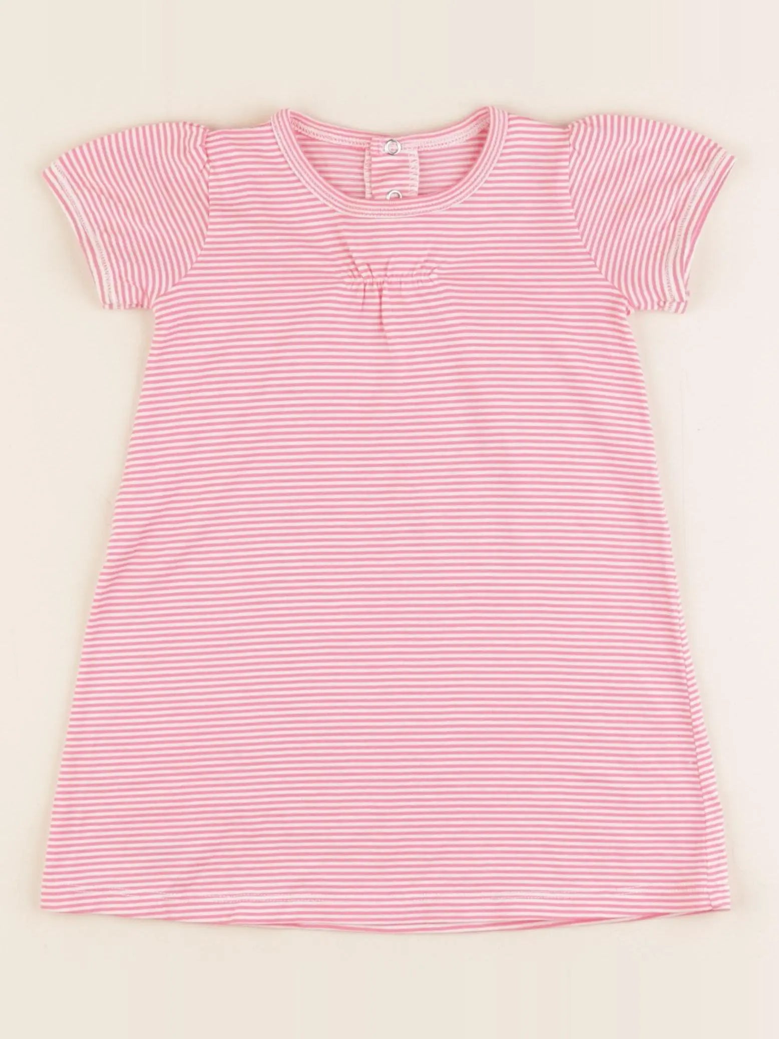 Petit Bateau - robe rose - 6 mois